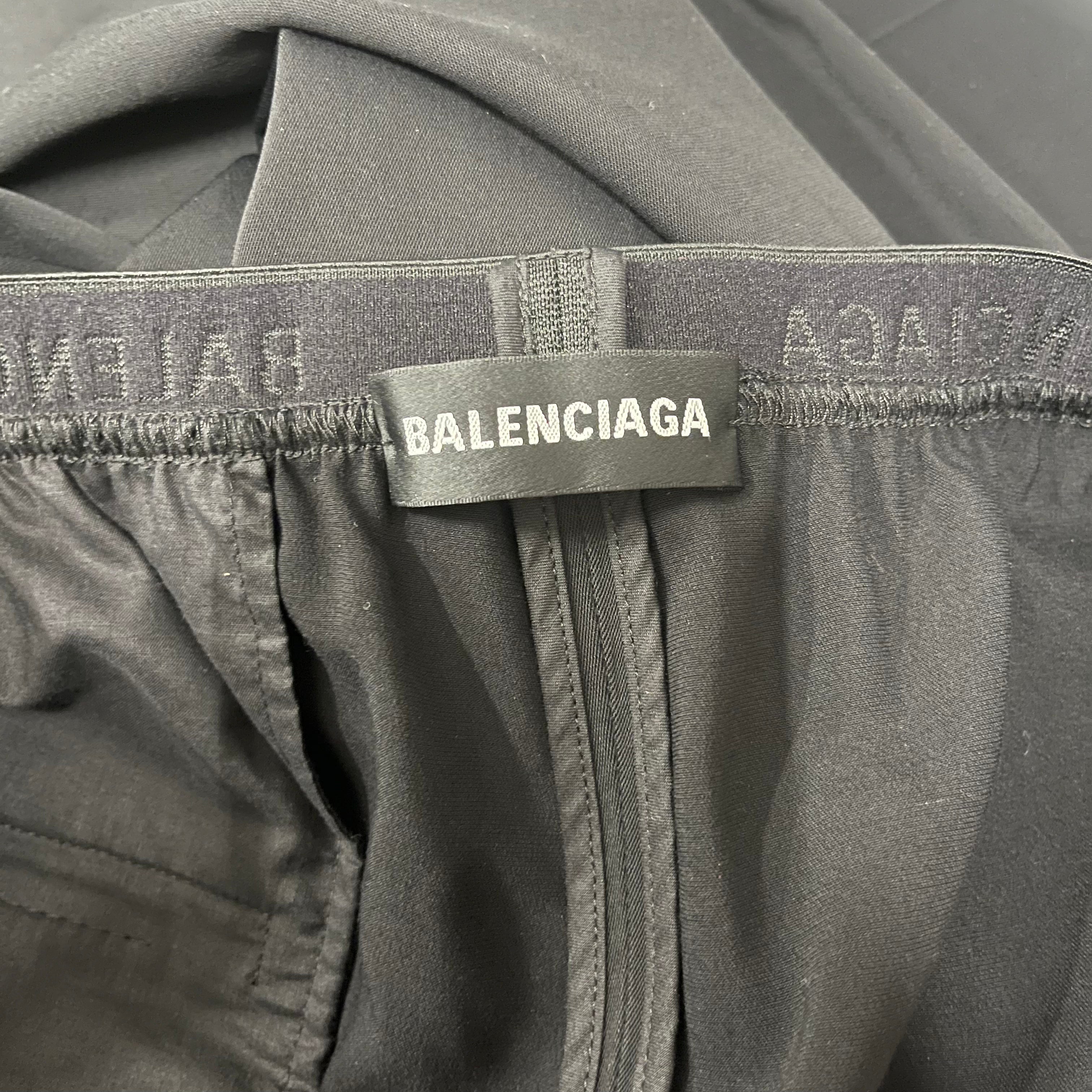 BALENCIAGA/Slacks/52/Cotton/BLK/ view 3