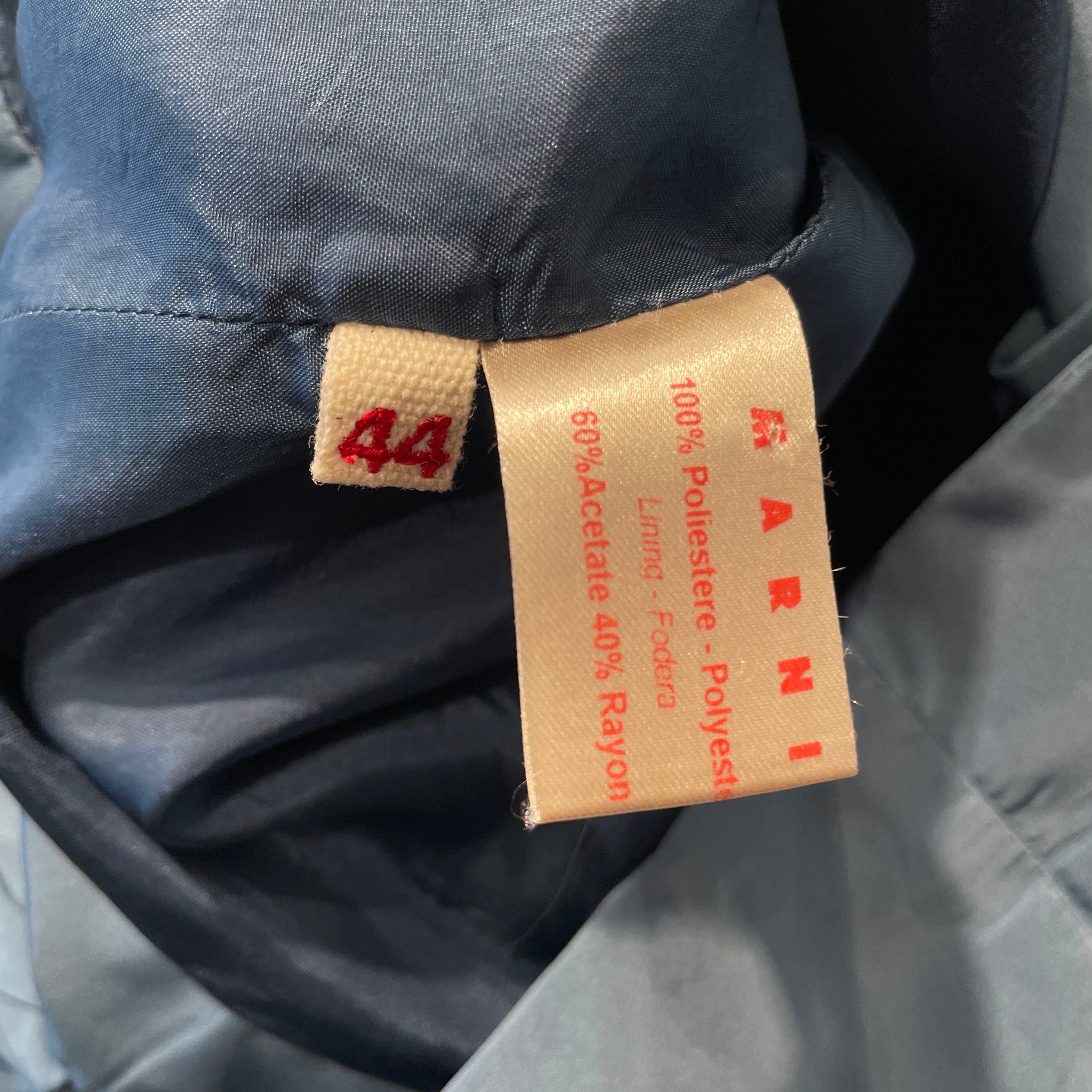 MARNI/Tailored Jkt/44/Polyester/BLU/ view 4