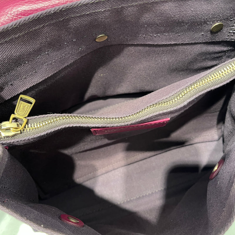 YVES SAINT LAURENT/Tote Bag/Leather/PPL/YSL Muse Two Bag