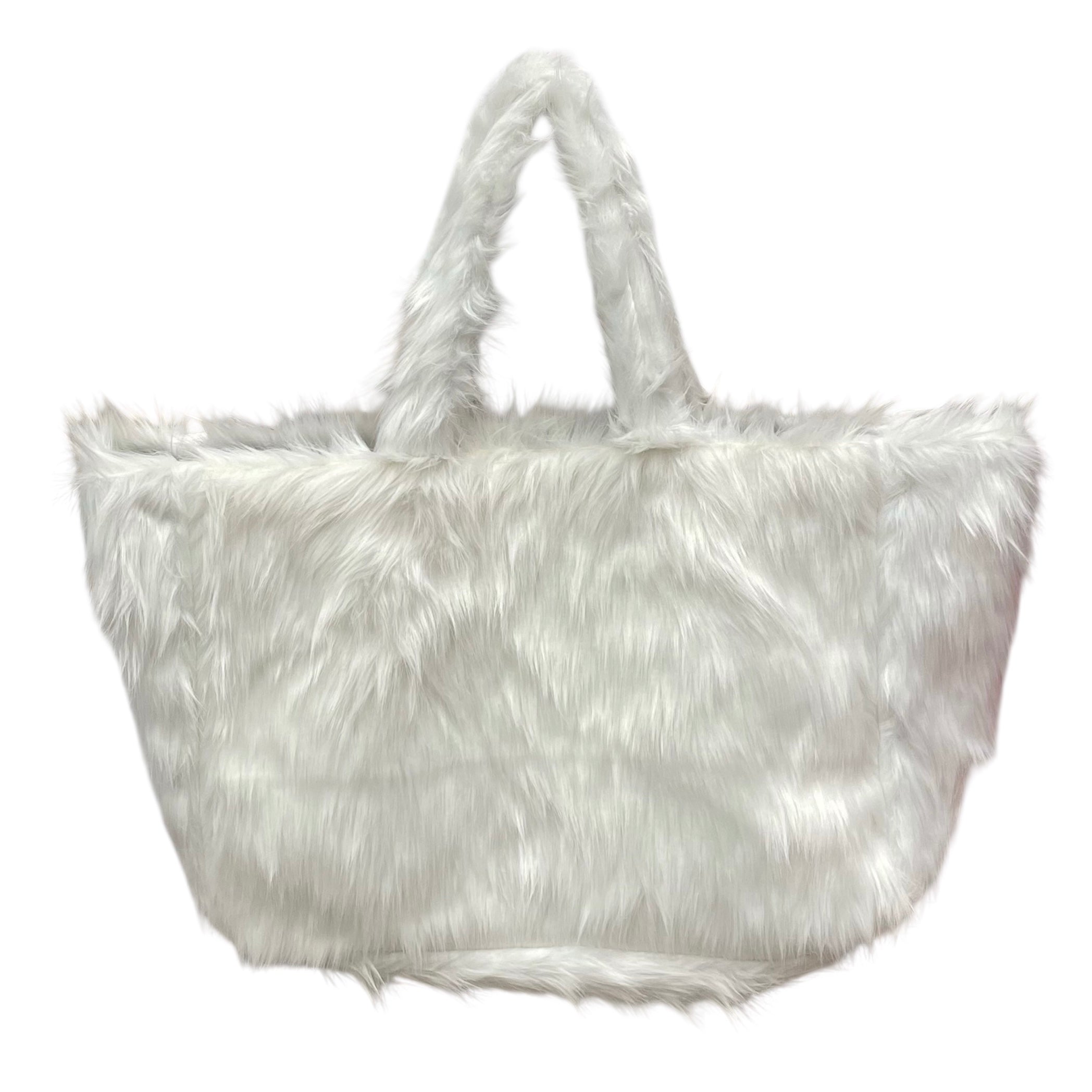 HELEN ANTHONY/Tote Bag/Fur/WHT/BIG TOTE LEATHER view 2