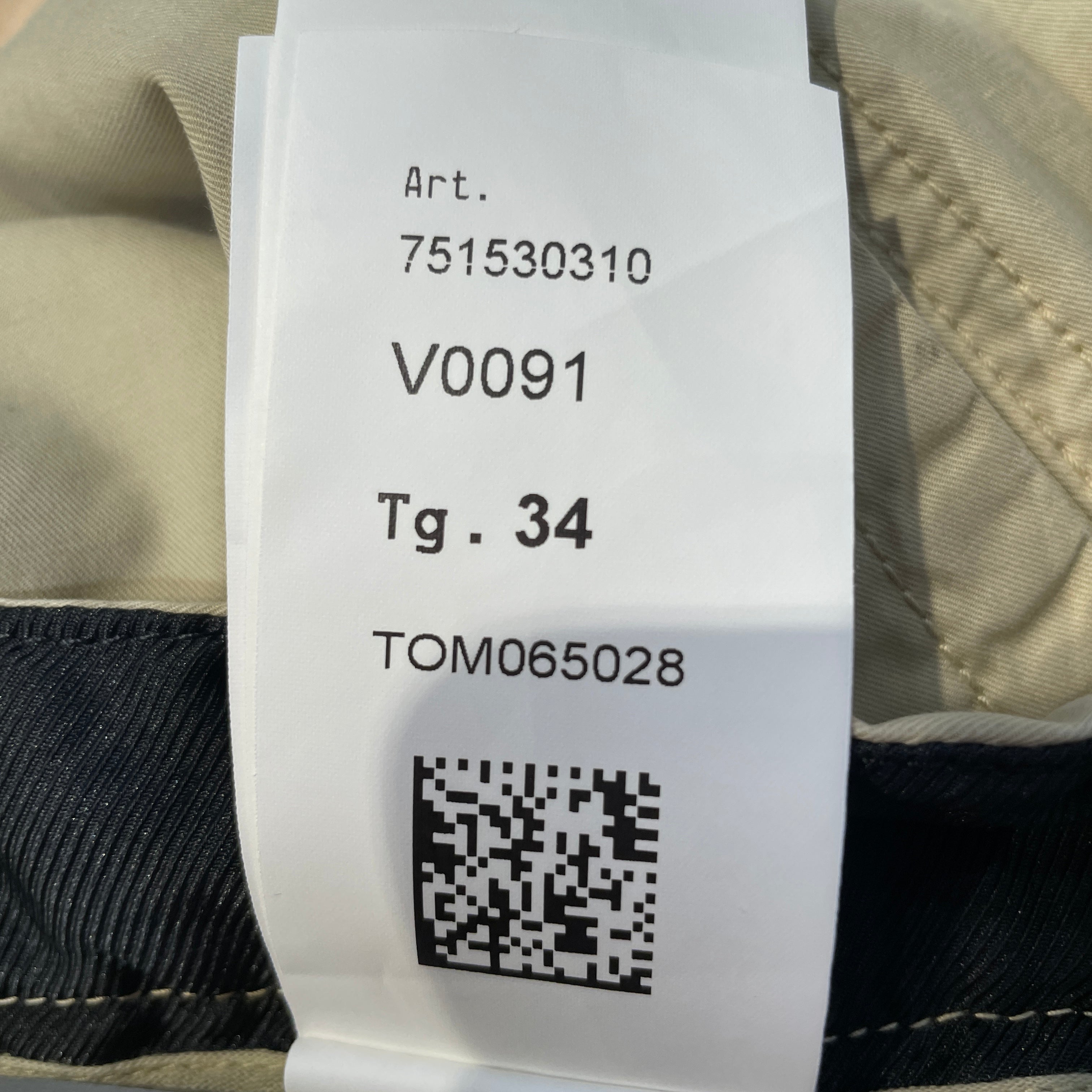 STONE ISLAND/Cargo Pants/34/Nylon/CRM/ view 6