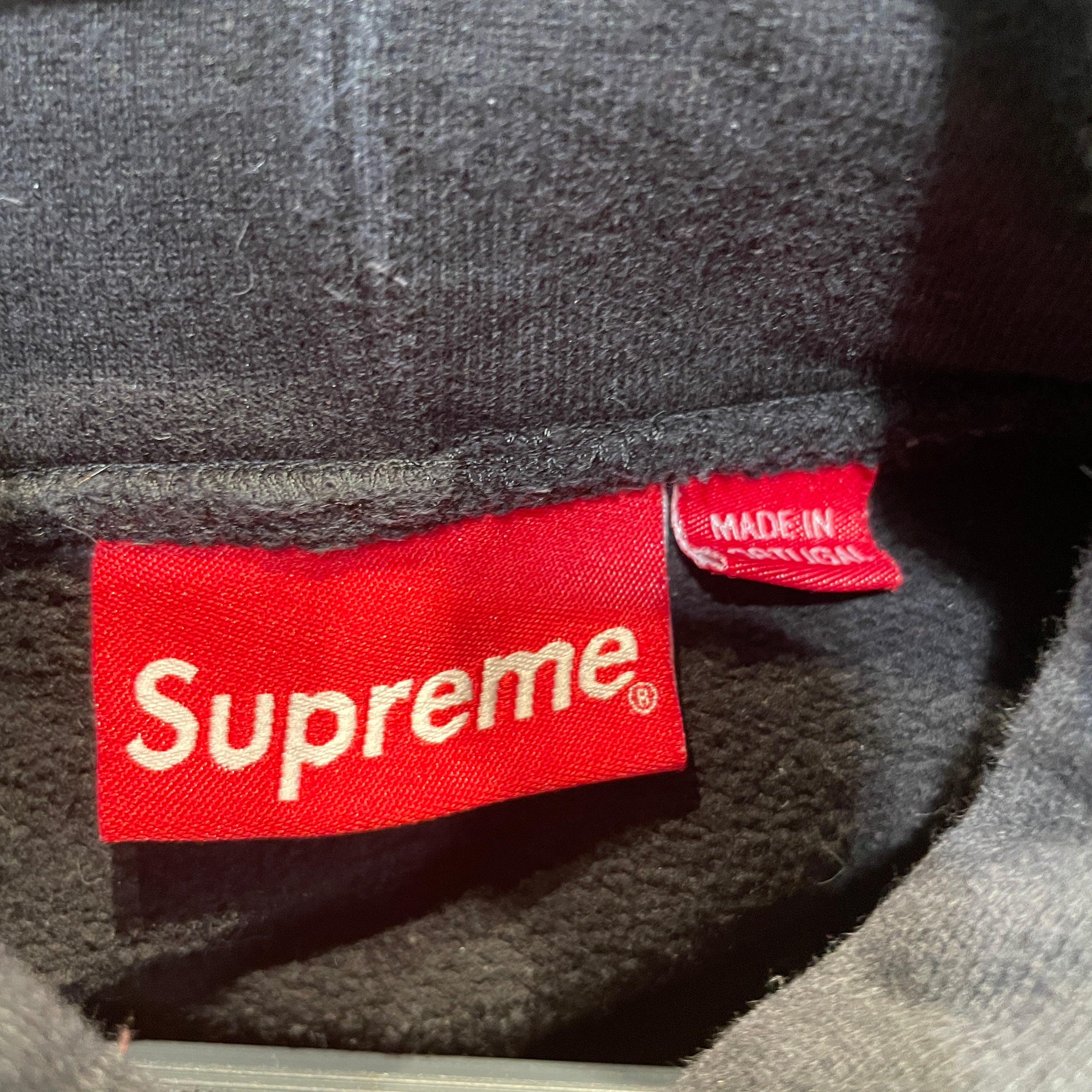 Supreme/Hoodie/XL/Graphic/Cotton/BLK/Love Or Hate Gold Embroidery view 4