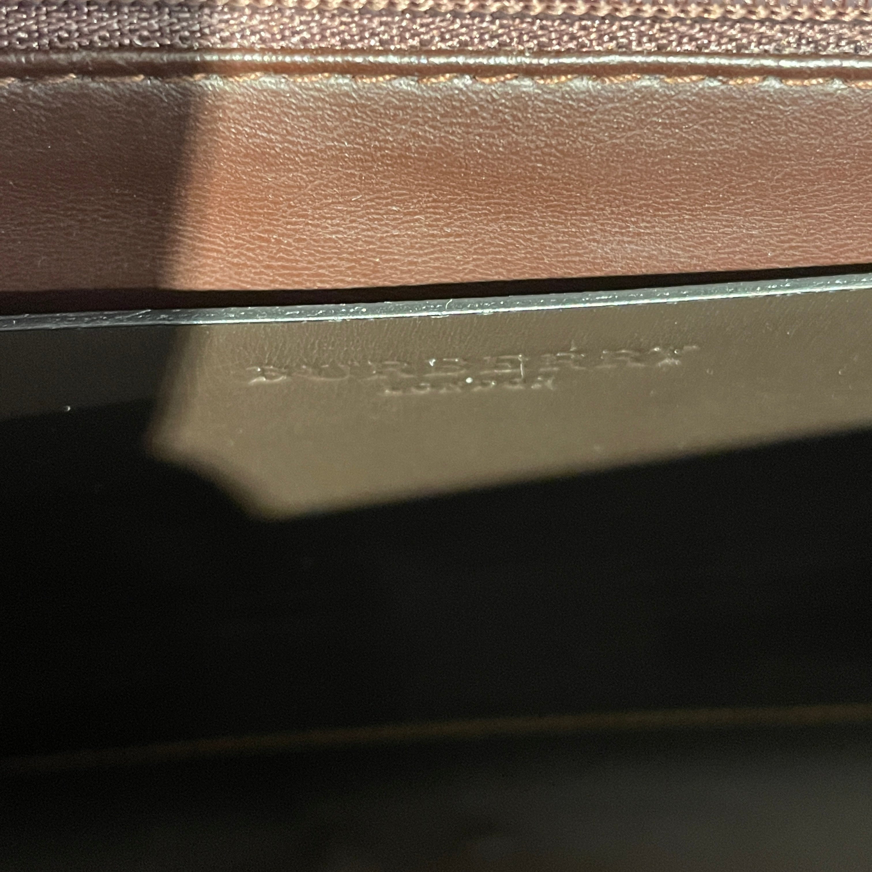 BURBERRY LONDON/Tote Bag/Glen Check/BRW/vintage nova check bag view 6