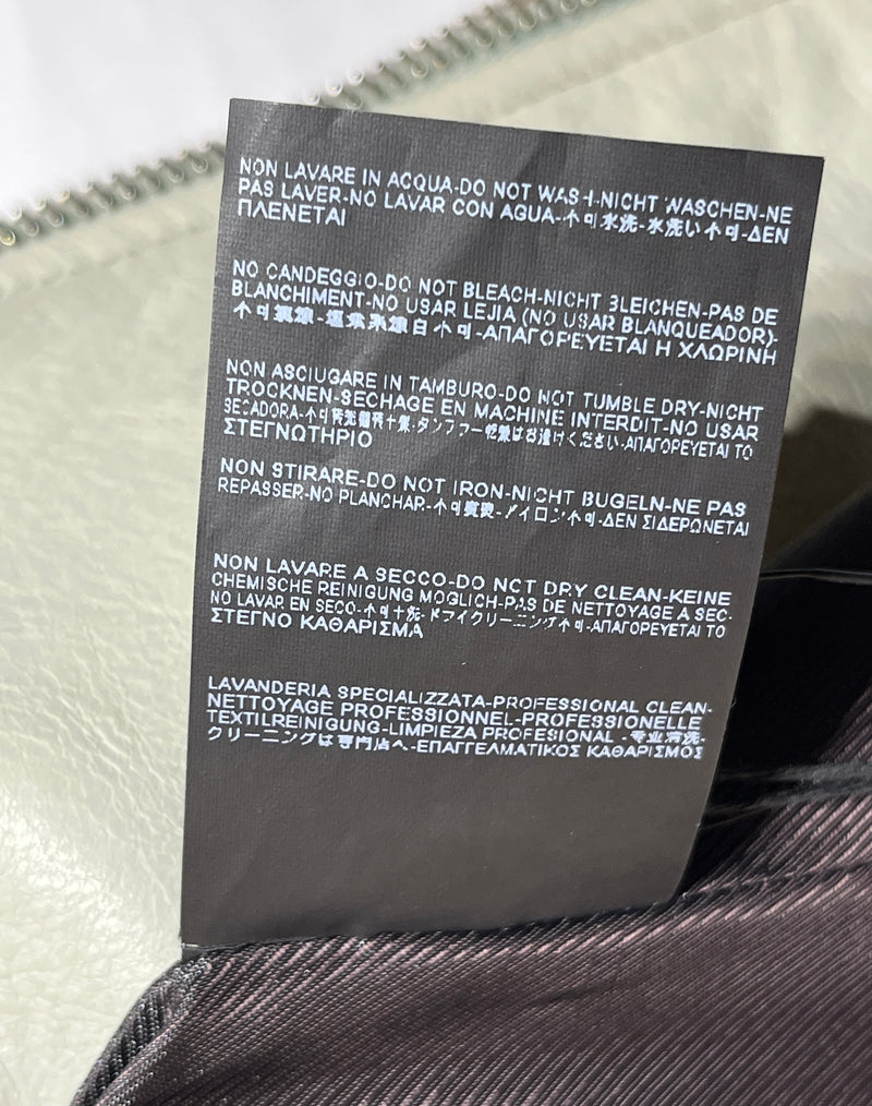 BALENCIAGA/Leather Jkt/36/Leather/GRY/Lambskin Biker