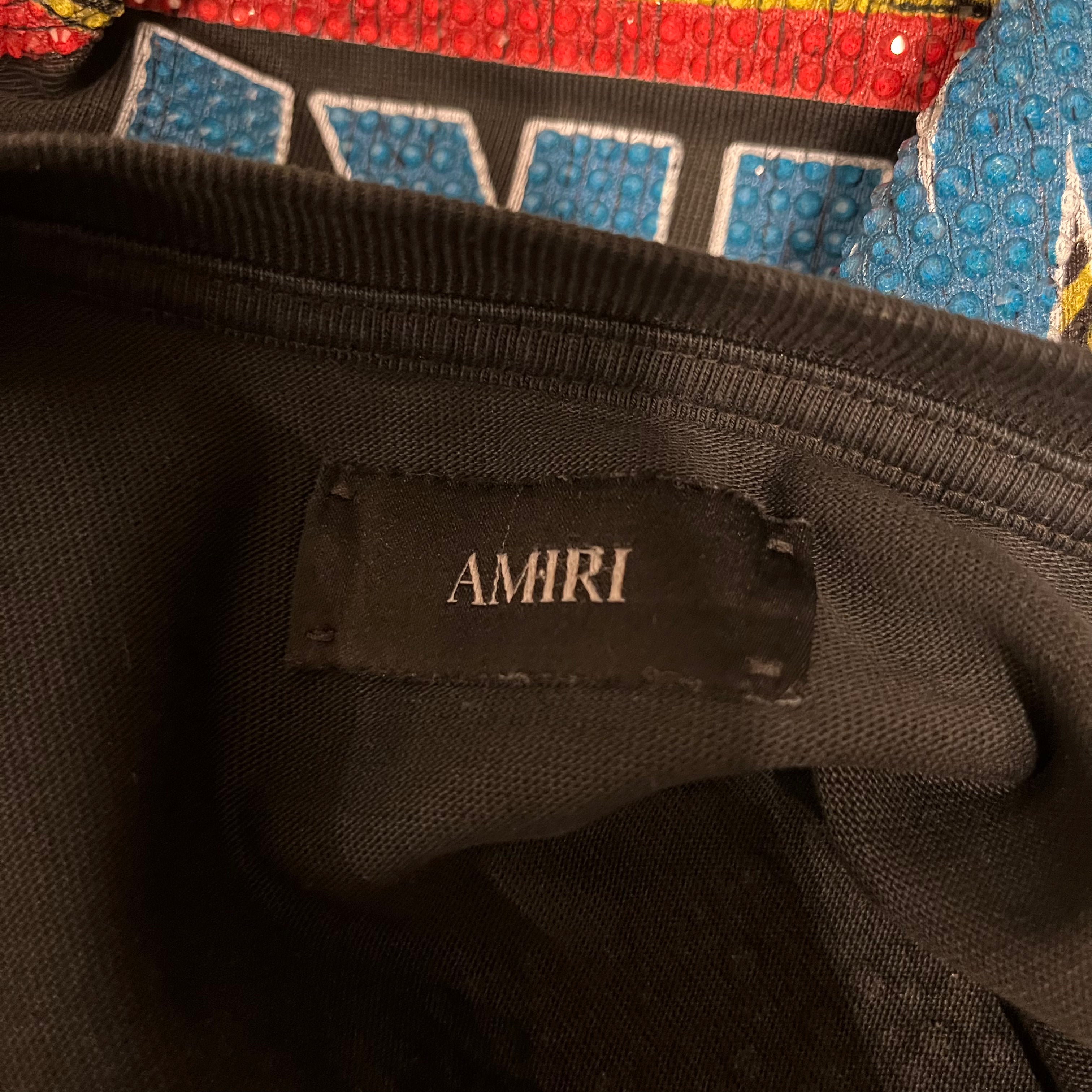 AMIRI/T-Shirt/XXL/Cotton/BLK/Graphic/crystal cobra view 3