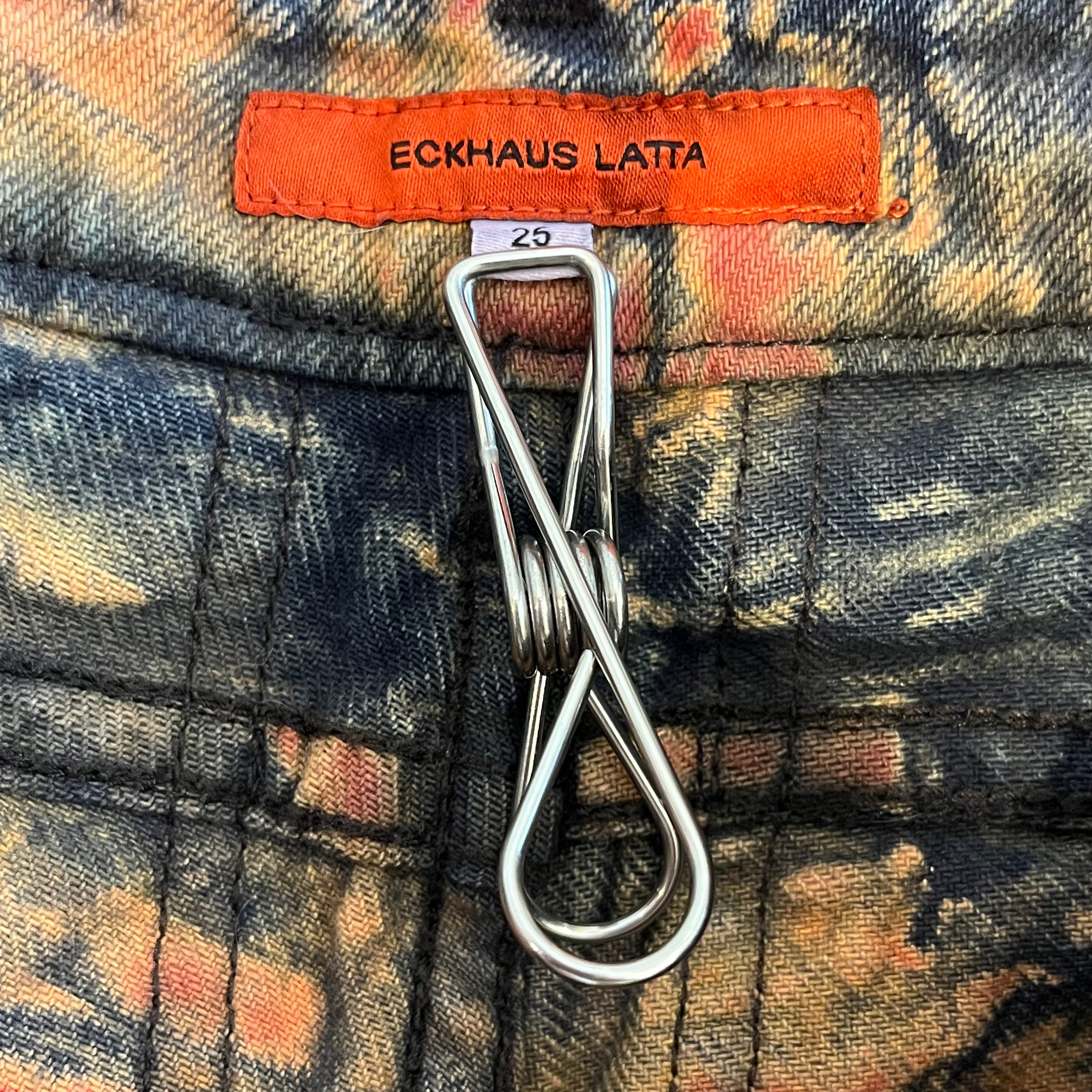 ECKHAUS LATTA/Straight Pants/25/Cotton/MLT/SHIBORI view 3