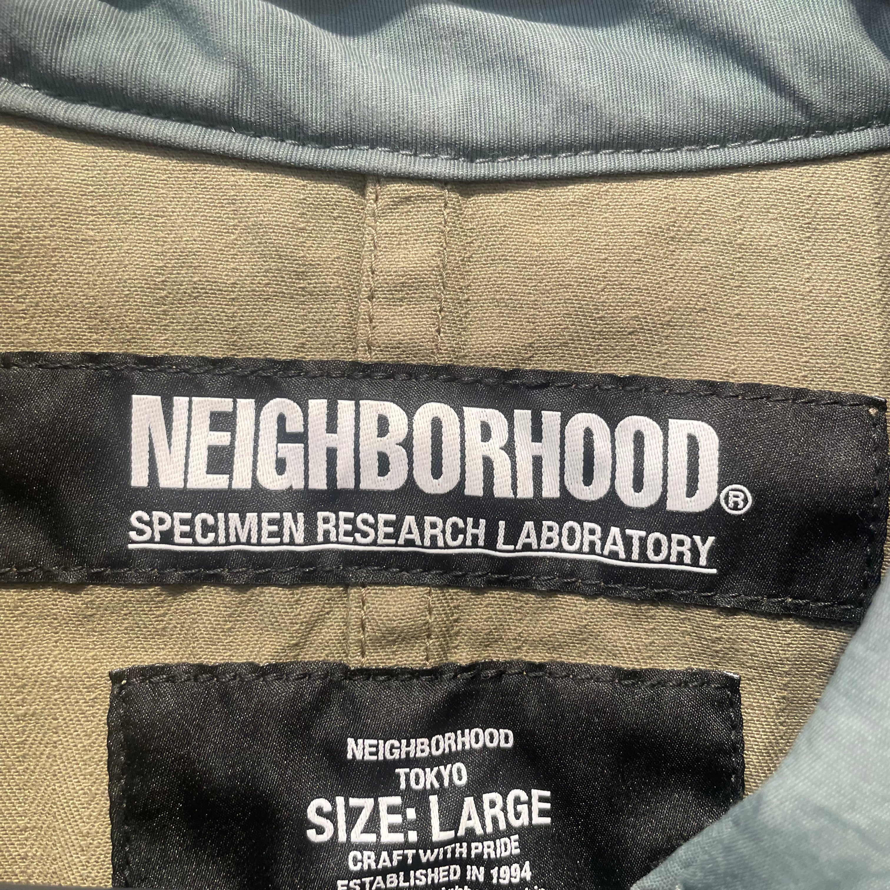 NEIGHBORHOOD/Jacket/L/Cotton/GRN/VEST/COAT HYBRID JACKET view 3