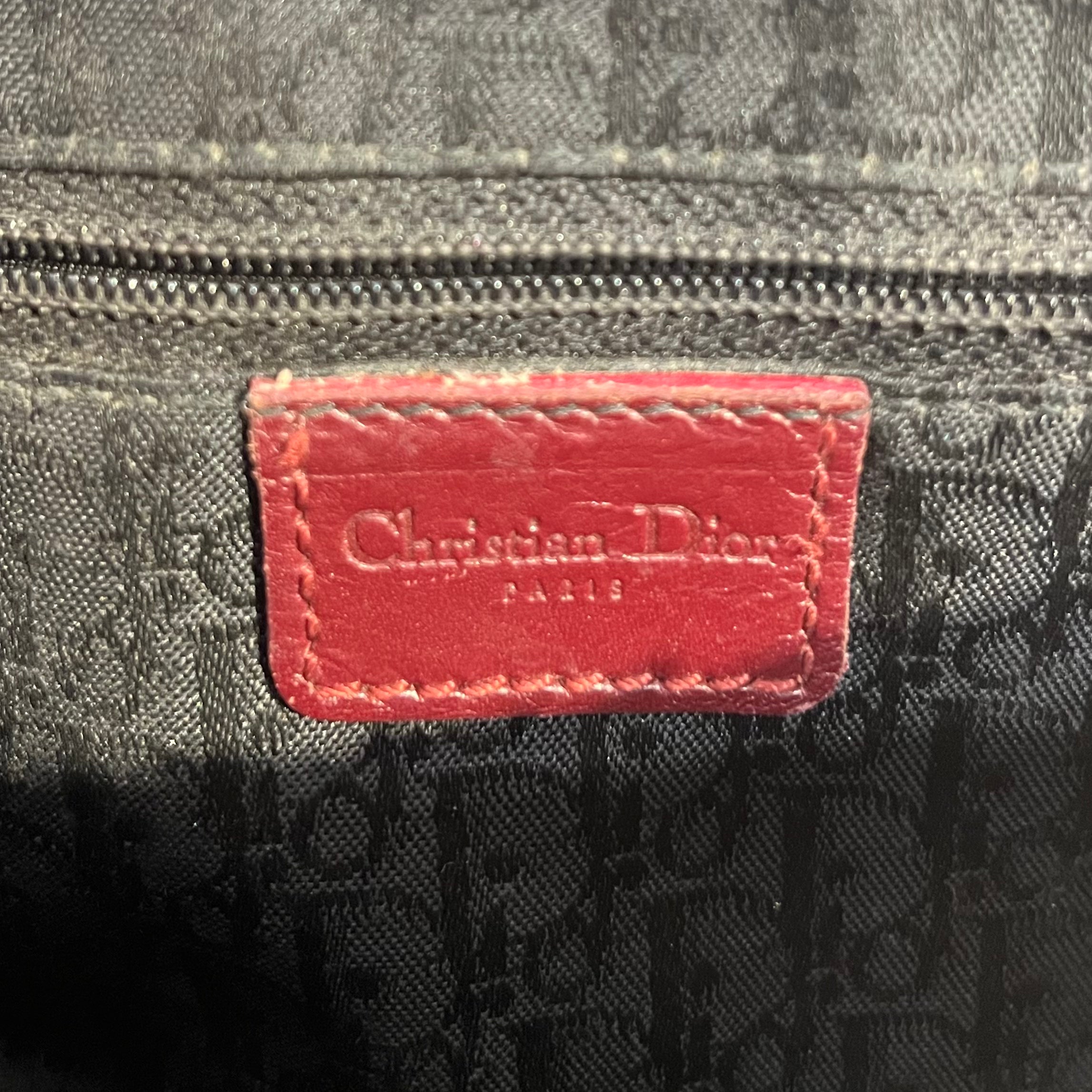 Christian Dior/Hand Bag/RED/COLUMBUS BAG view 5