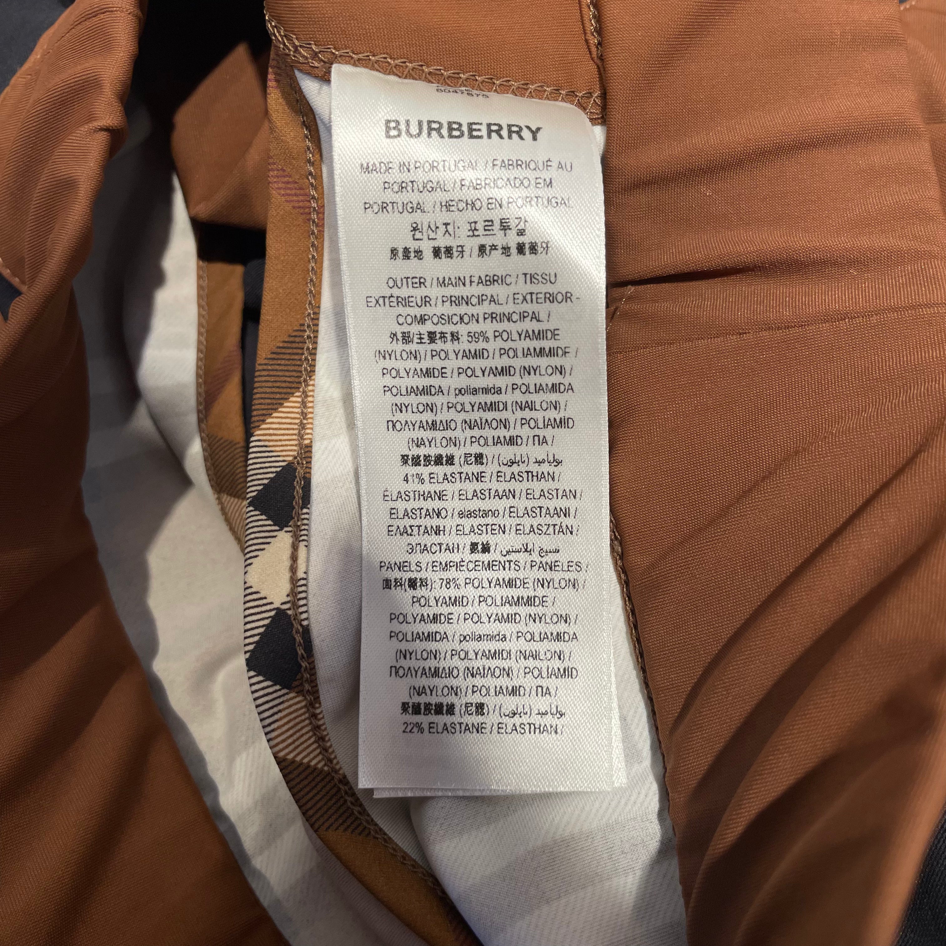 BURBERRY LONDON/Jacket/XL/Plaid/BRW/CUT OUT CROP view 4
