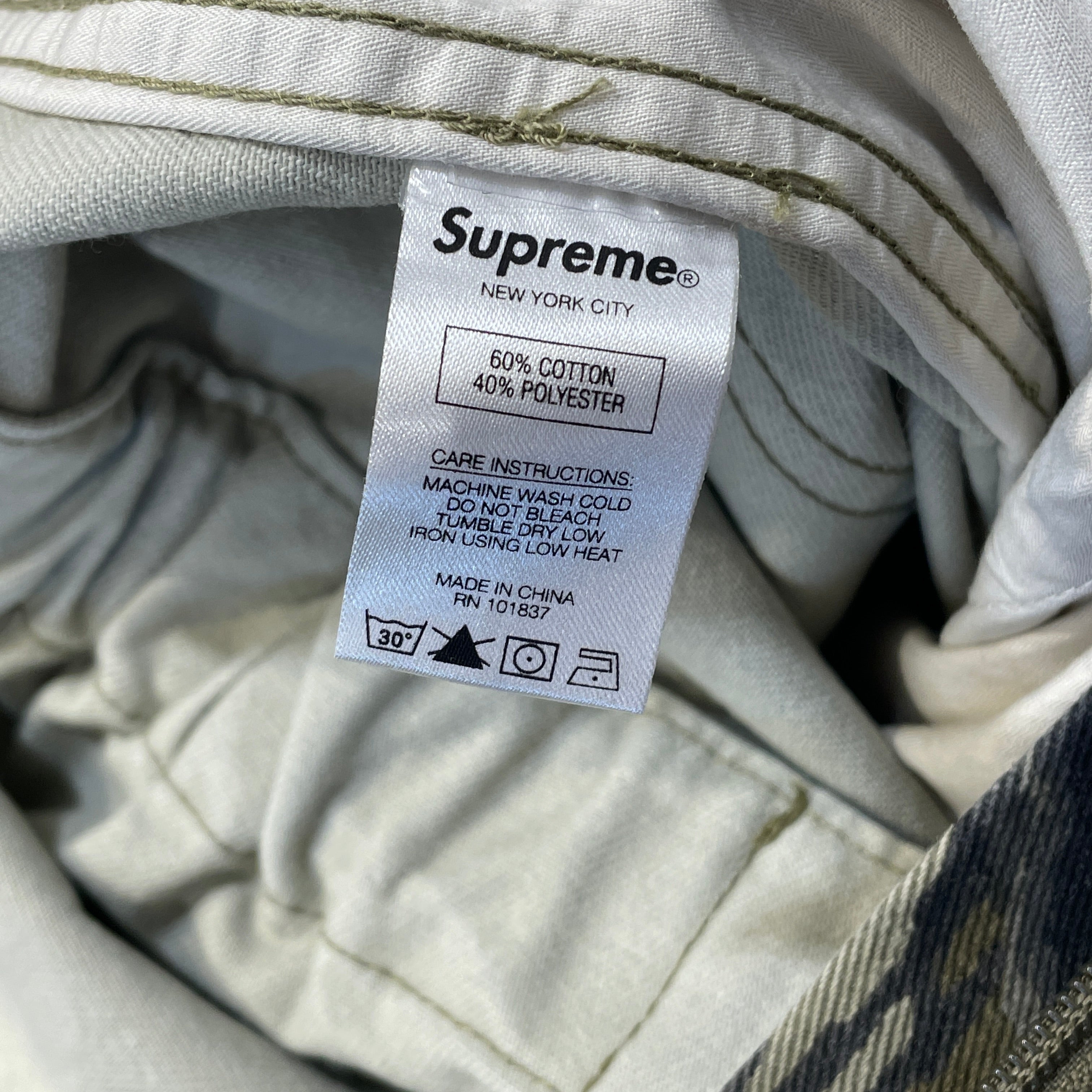 Supreme/MOSSY OAK/Overall/S/Cotton/KHK/Camouflage/FW18 Camo coverall view 4