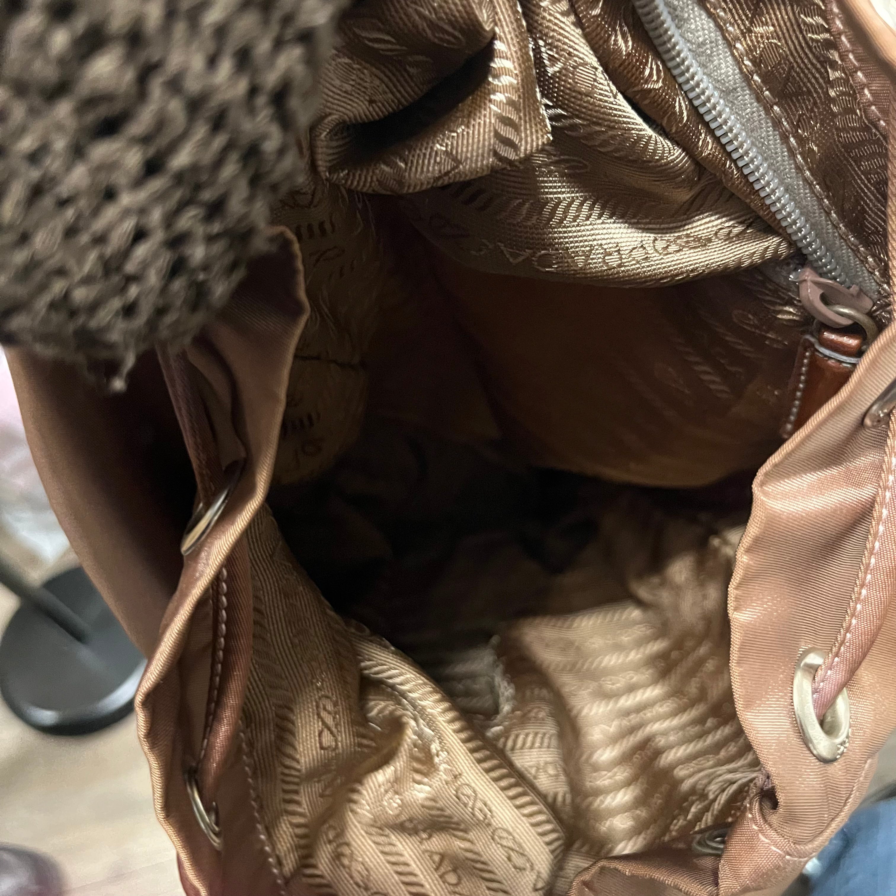 PRADA/Backpack/Nylon/BRW/tessuto view 5