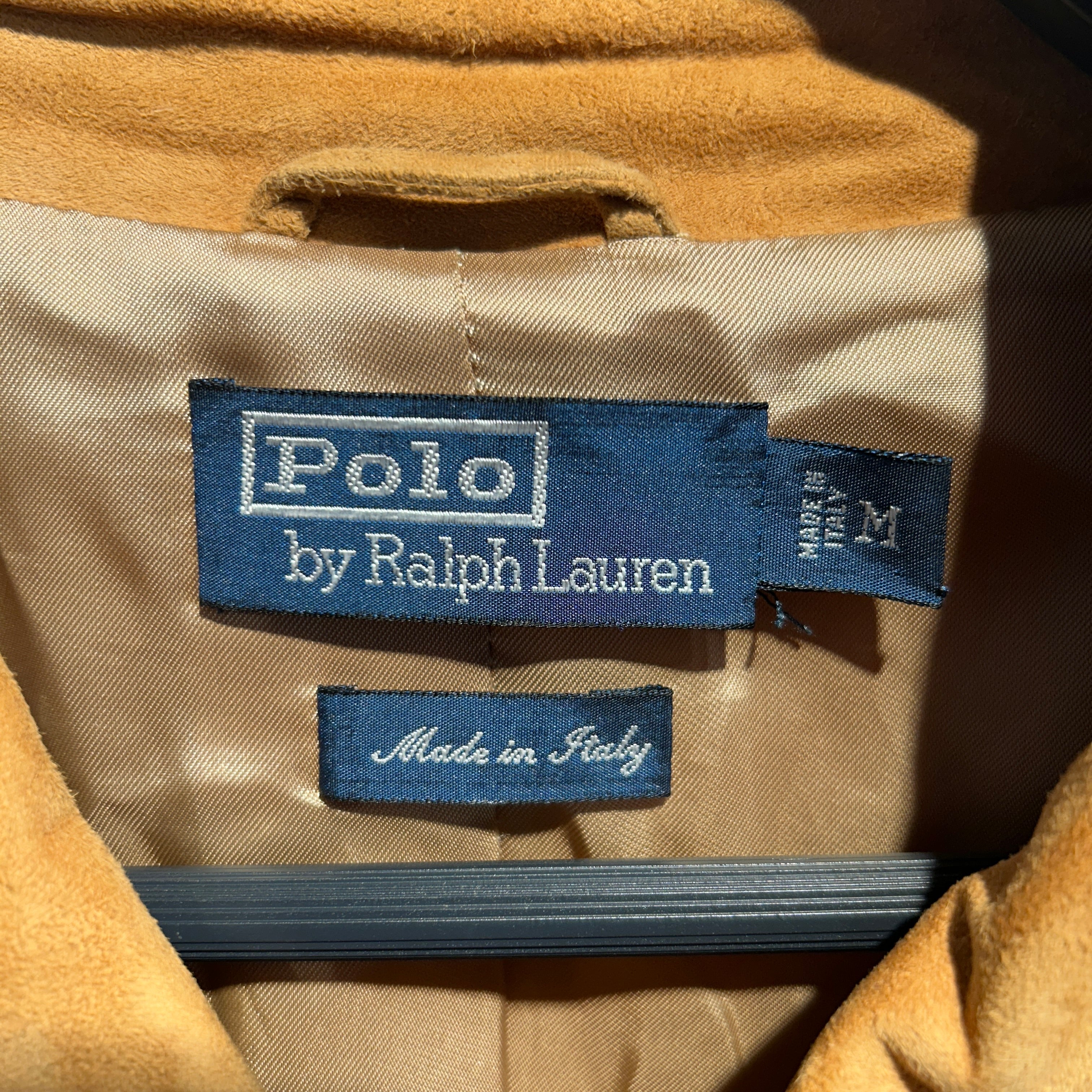 POLO RALPH LAUREN/Jacket/M/Leather/CML/made in italy chore coat view 3