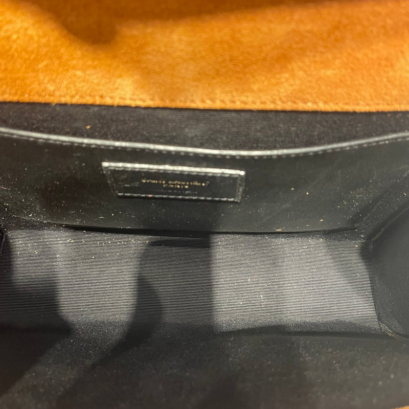 SAINT LAURENT/Cross Body Bag/Suede/CML/envelope