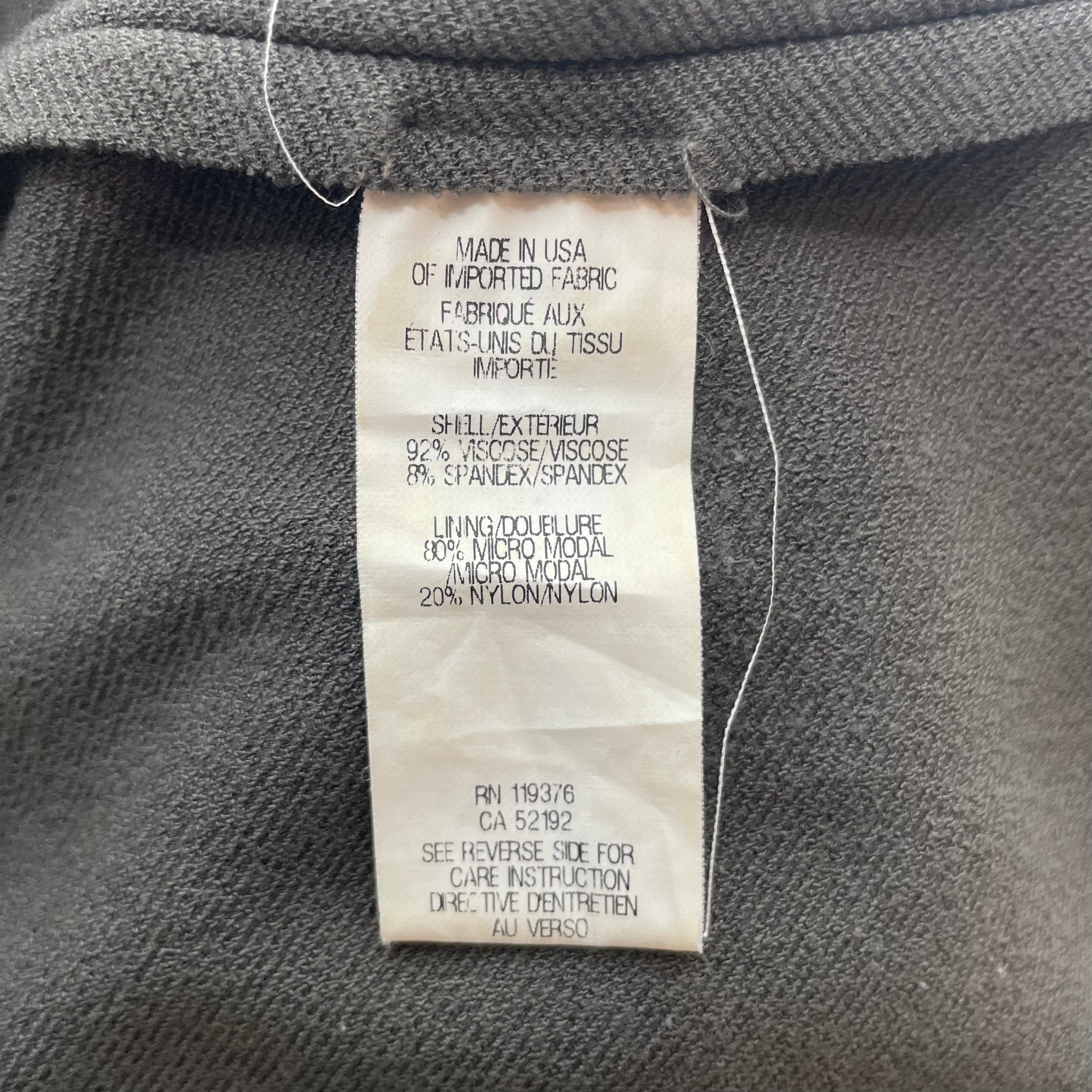 Helmut Lang/SS Dress/L/Cotton/MLT/Two-Tone Grey Dress view 4