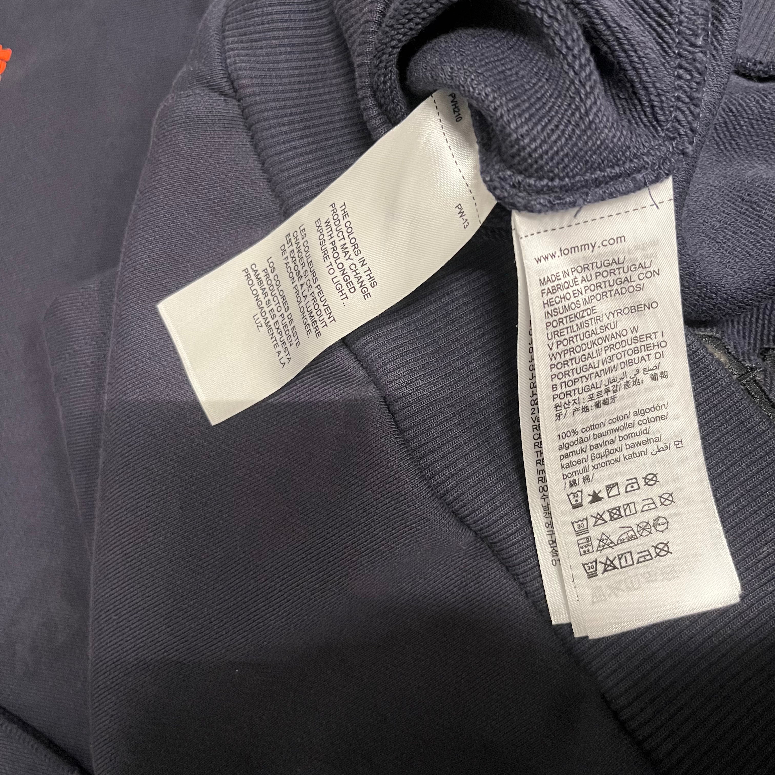 MARTINE ROSE/Hoodie/M/Cotton/NVY/ view 4