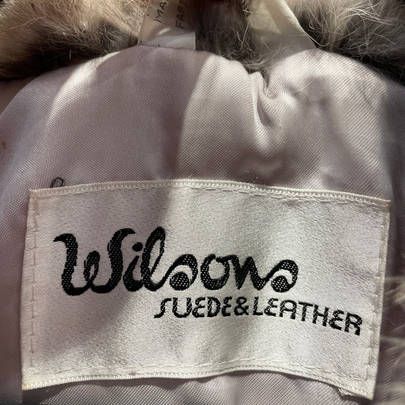 Wilsons Leather/Coat/M/BEG/RABBIT FUR
