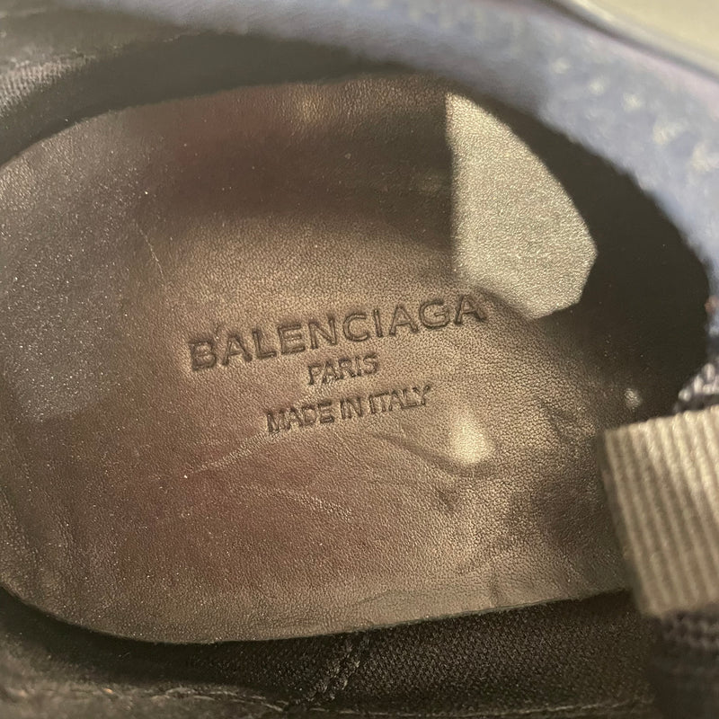 BALENCIAGA/Low-Sneakers/EU 42/Cotton/NVY/BLUE BLACK AND RED