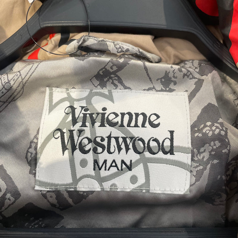 Vivienne Westwood MAN/Jacket/Beige/Cotton/All Over Print/VW-LP-89163