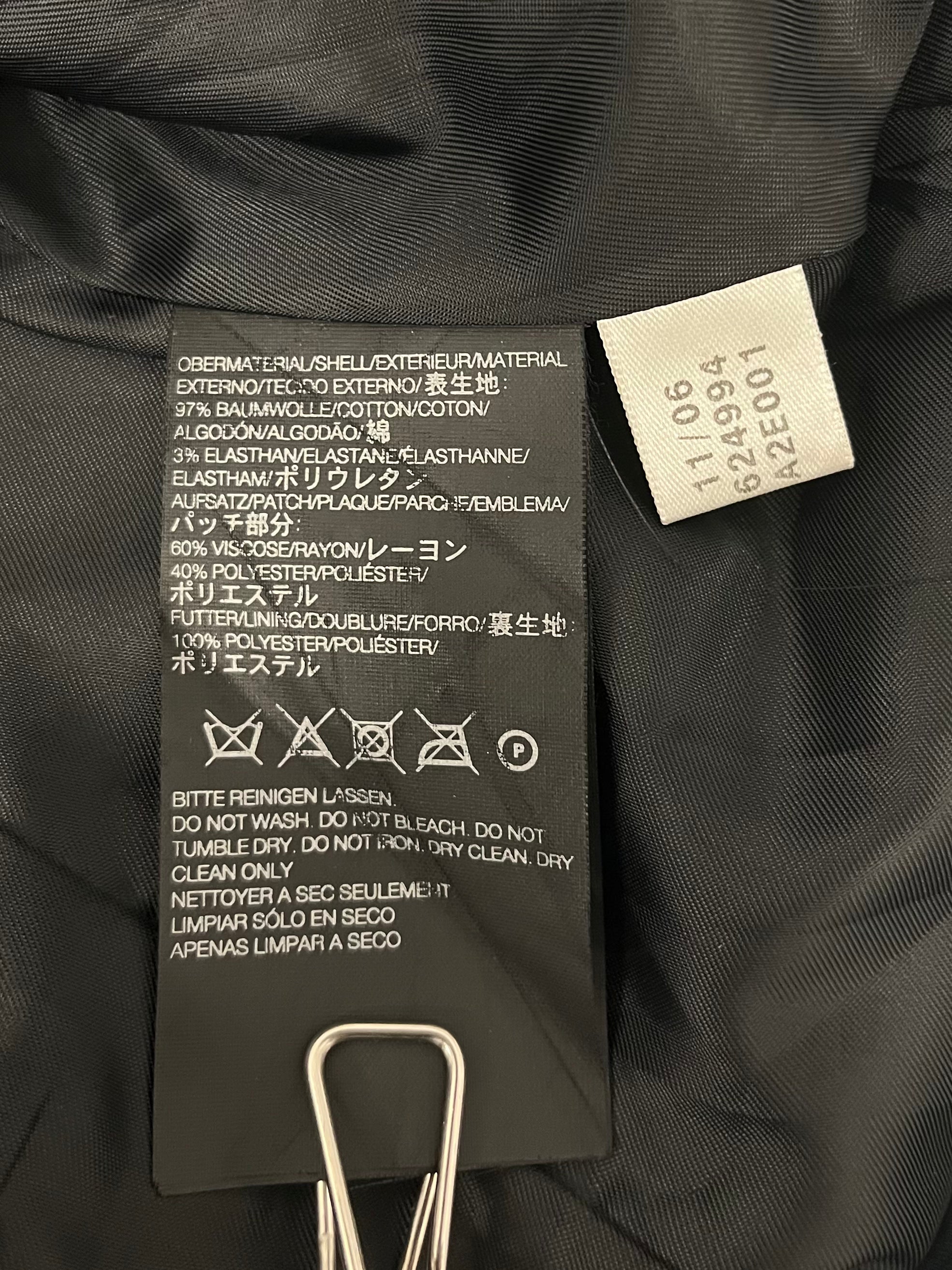 Y-3/Suits/M/Cotton/NVY/BLAZER W 3 STRIPES UNDER PKT view 4