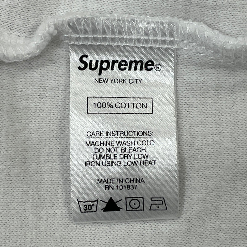 Supreme/T-Shirt/M/Cotton/WHT/NY