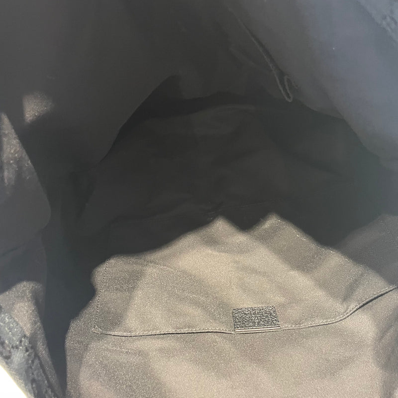 GUCCI/Hand Bag/Cotton/BLK/gg canvas top handie bag