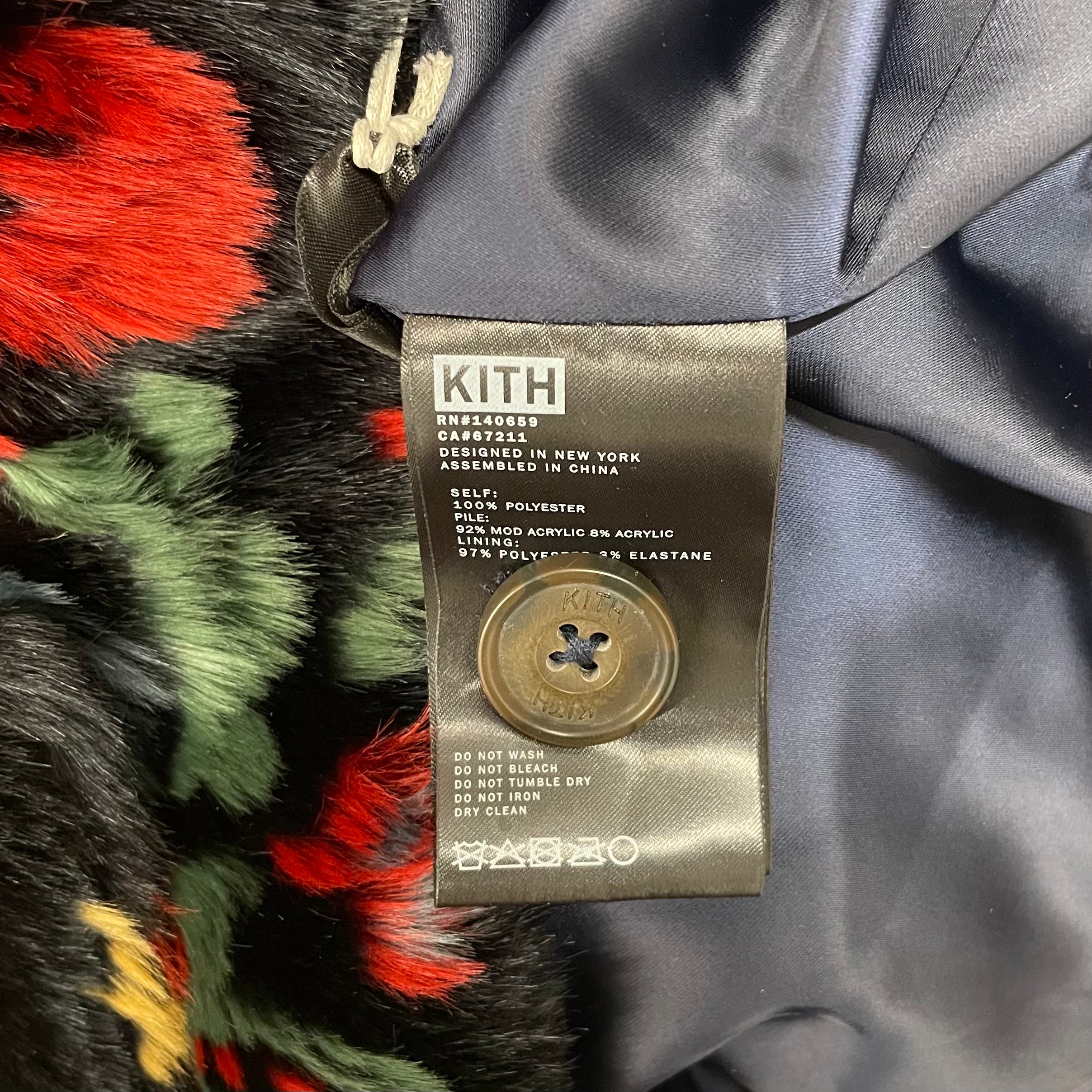 KITH/Trench Coat/XXL/Cotton/BLK/Paisley/FUR SHORT BECKER COAT view 4
