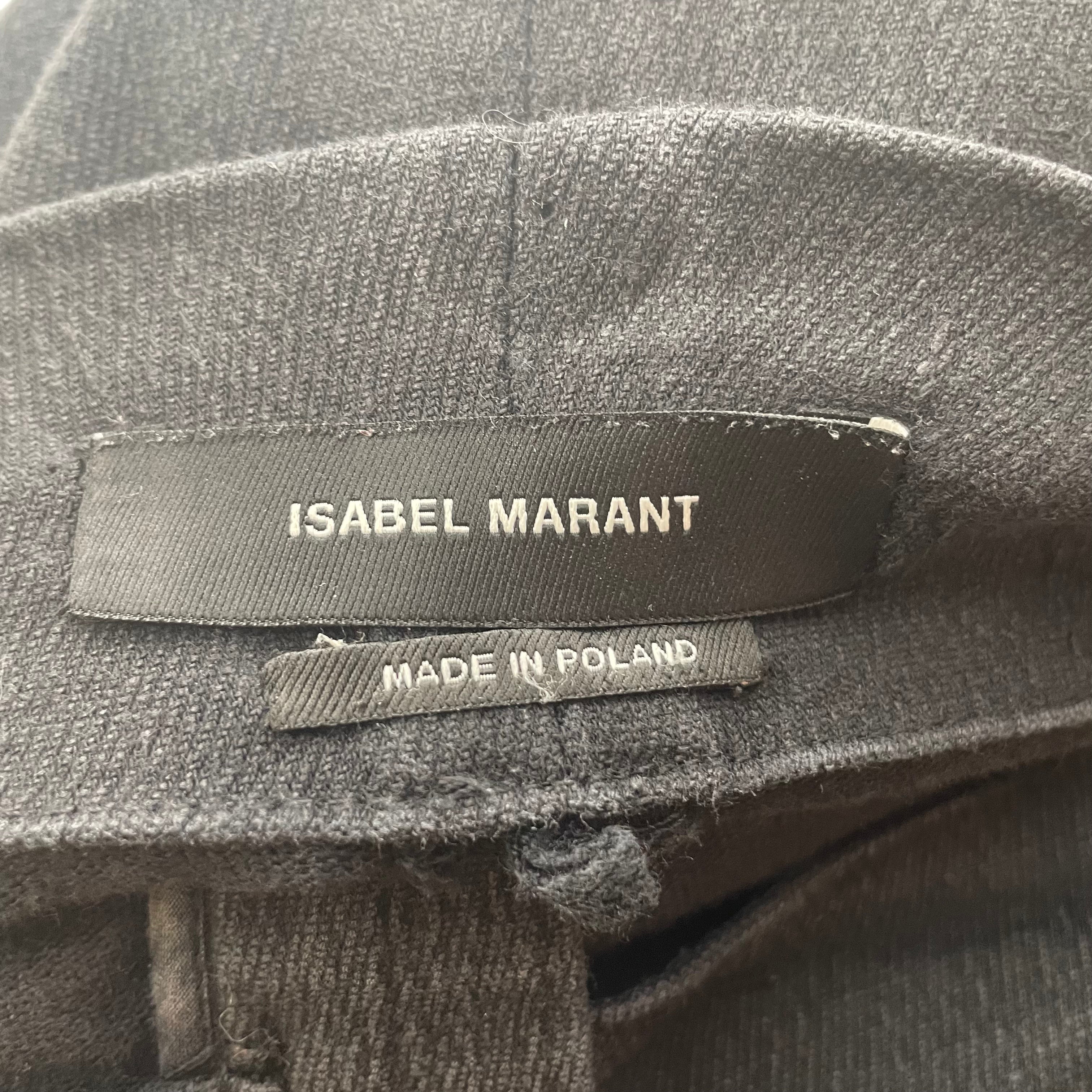 ISABEL MARANT/Long Skirt/40/Linen/BLK/ view 3