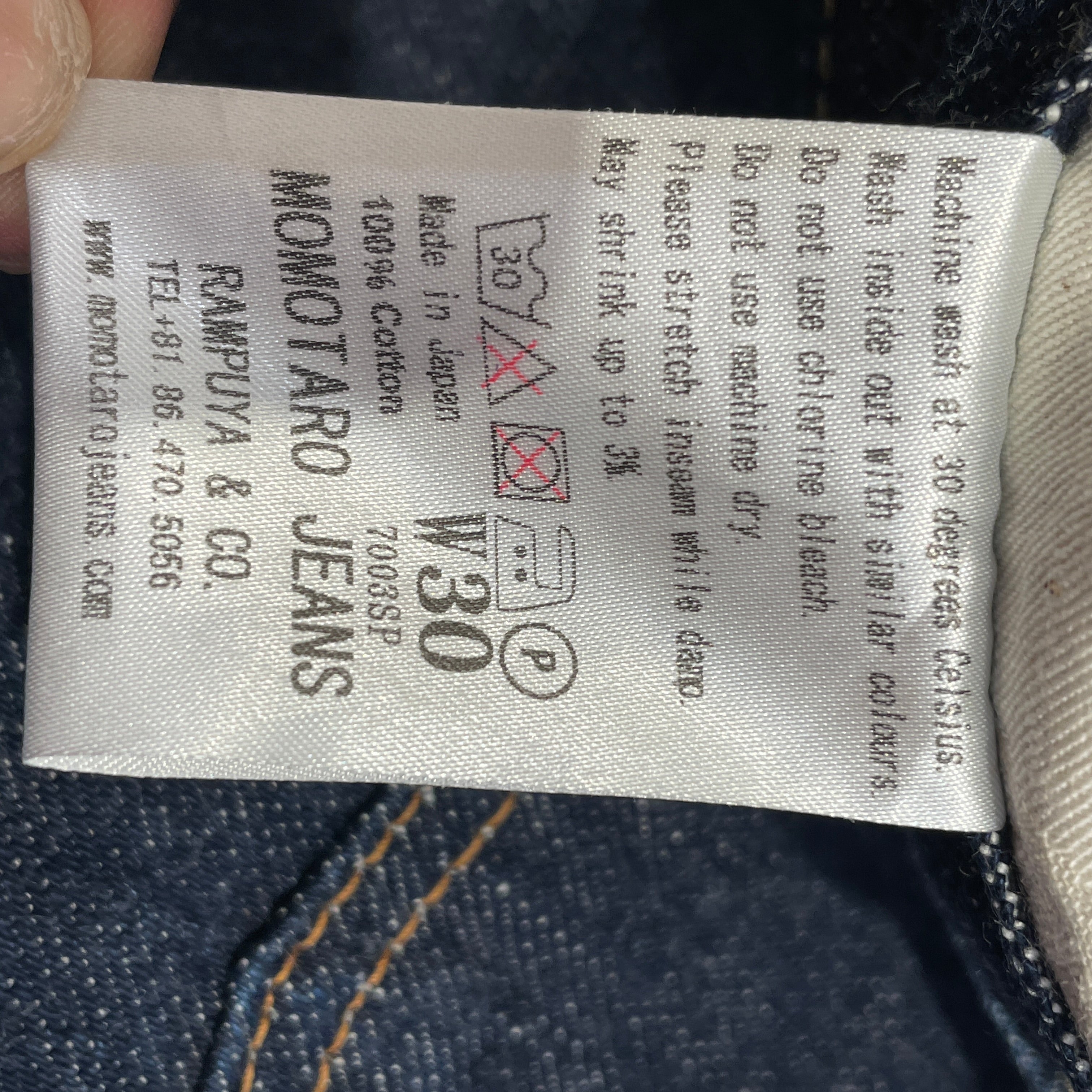 Momotaro Jeans/Pants/30/Denim/IDG/7003SP - Double Striped Jean view 5