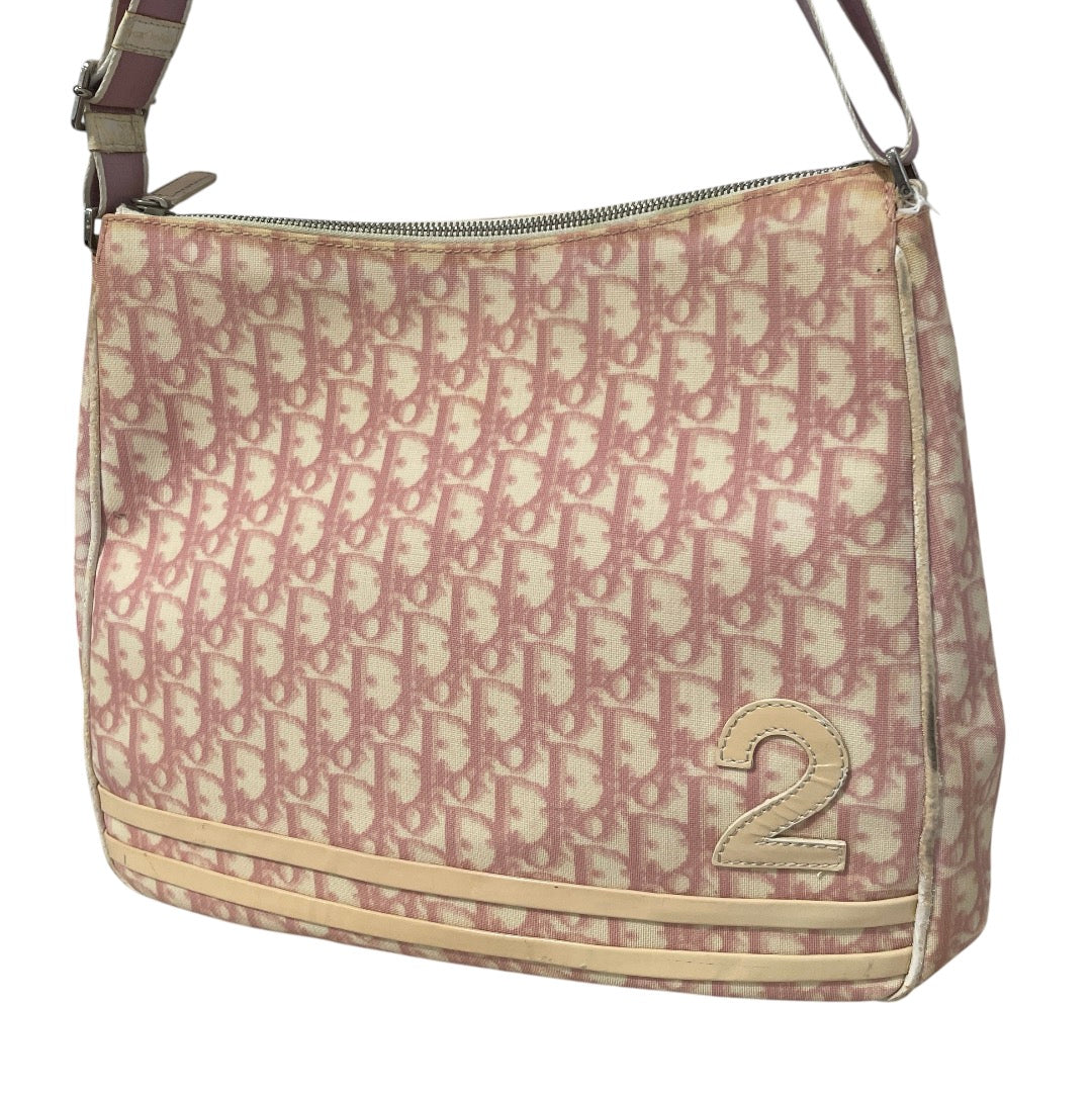 Christian Dior/Cross Body Bag/Monogram/Cotton/PNK/No.2 Trotter Messenger view 3