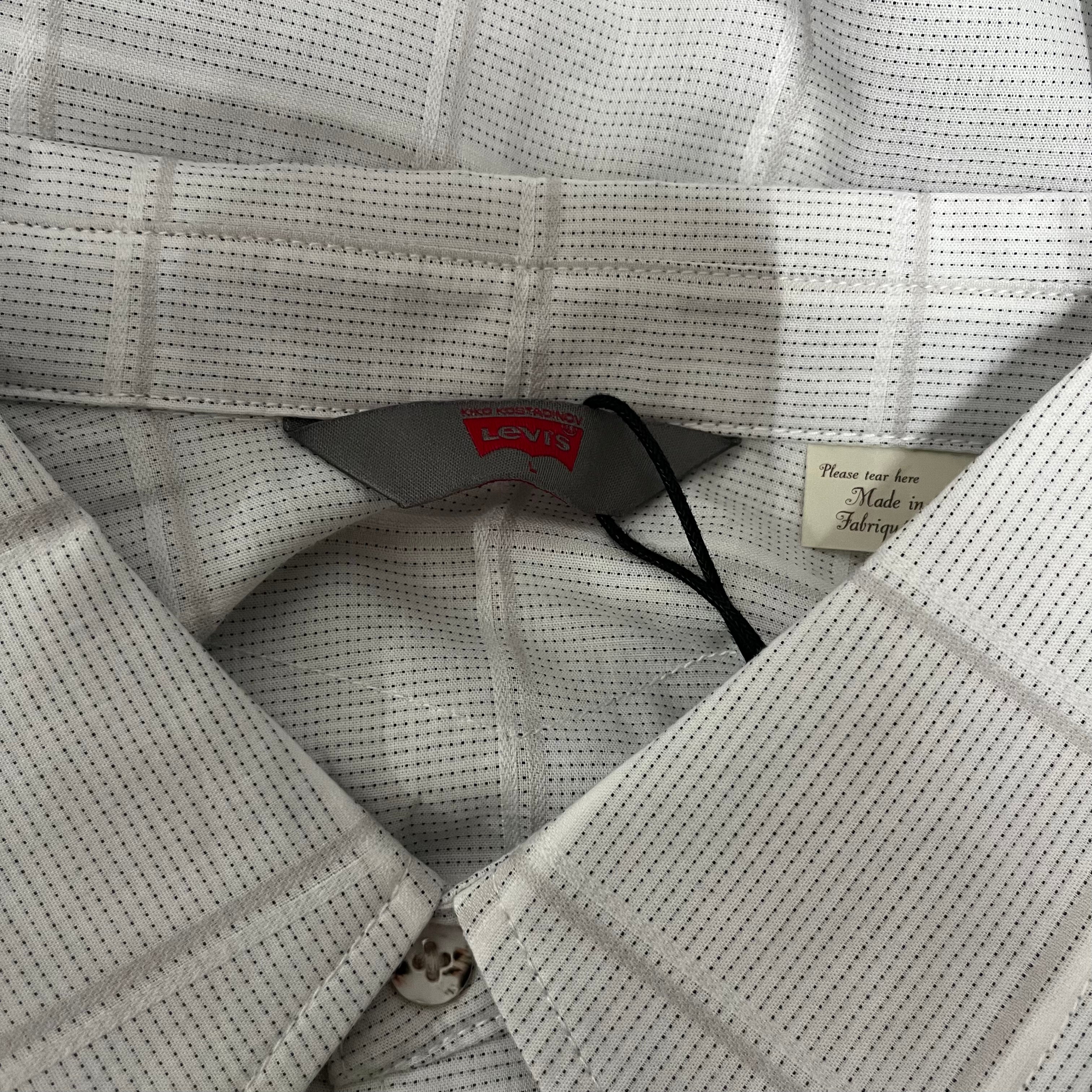 Kiko Kostadinov/Levi's/LS Shirt/L/Cotton/GRY/Plaid/ view 3
