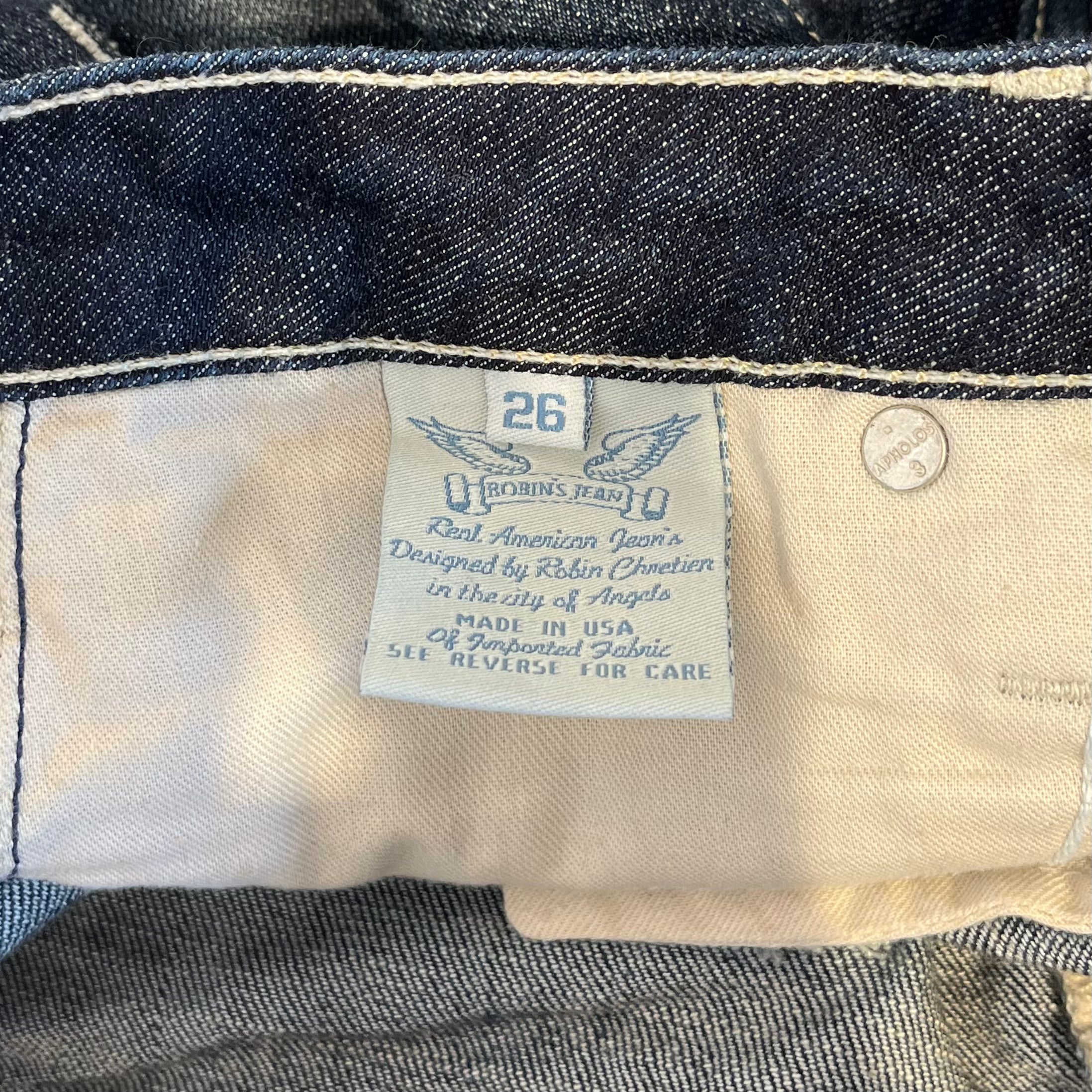 ROBIN'S JEAN/Bootcut Pants/27/Denim/NVY/silver studded jeans view 3