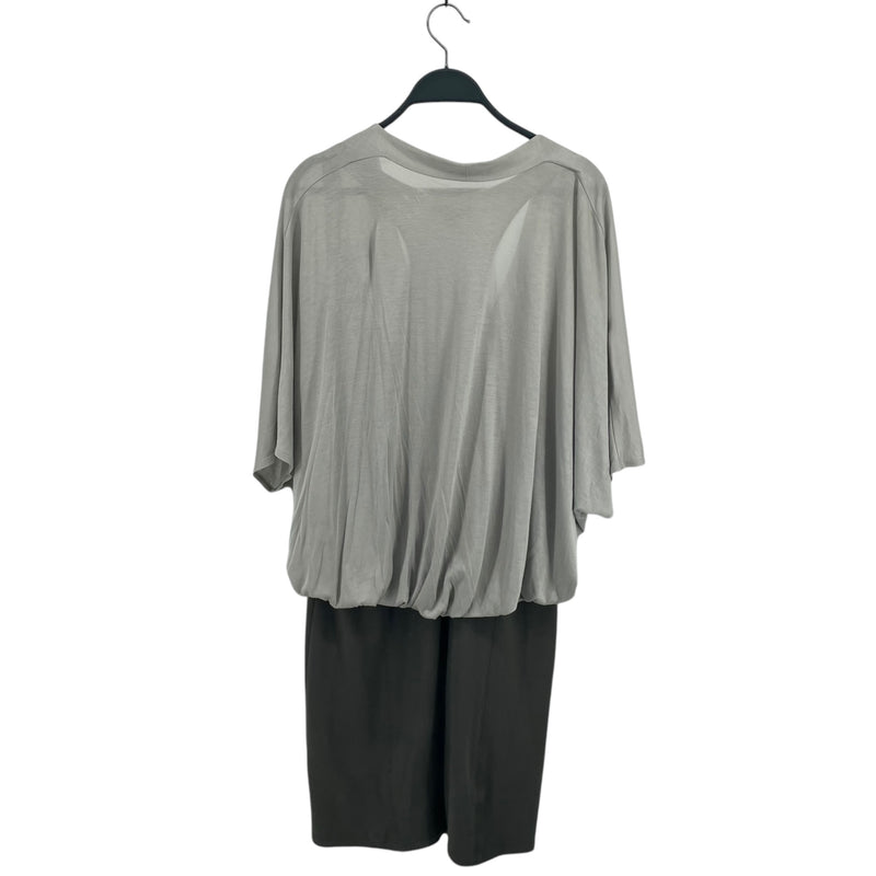 Helmut Lang/SS Dress/L/Cotton/MLT/Two-Tone Grey Dress