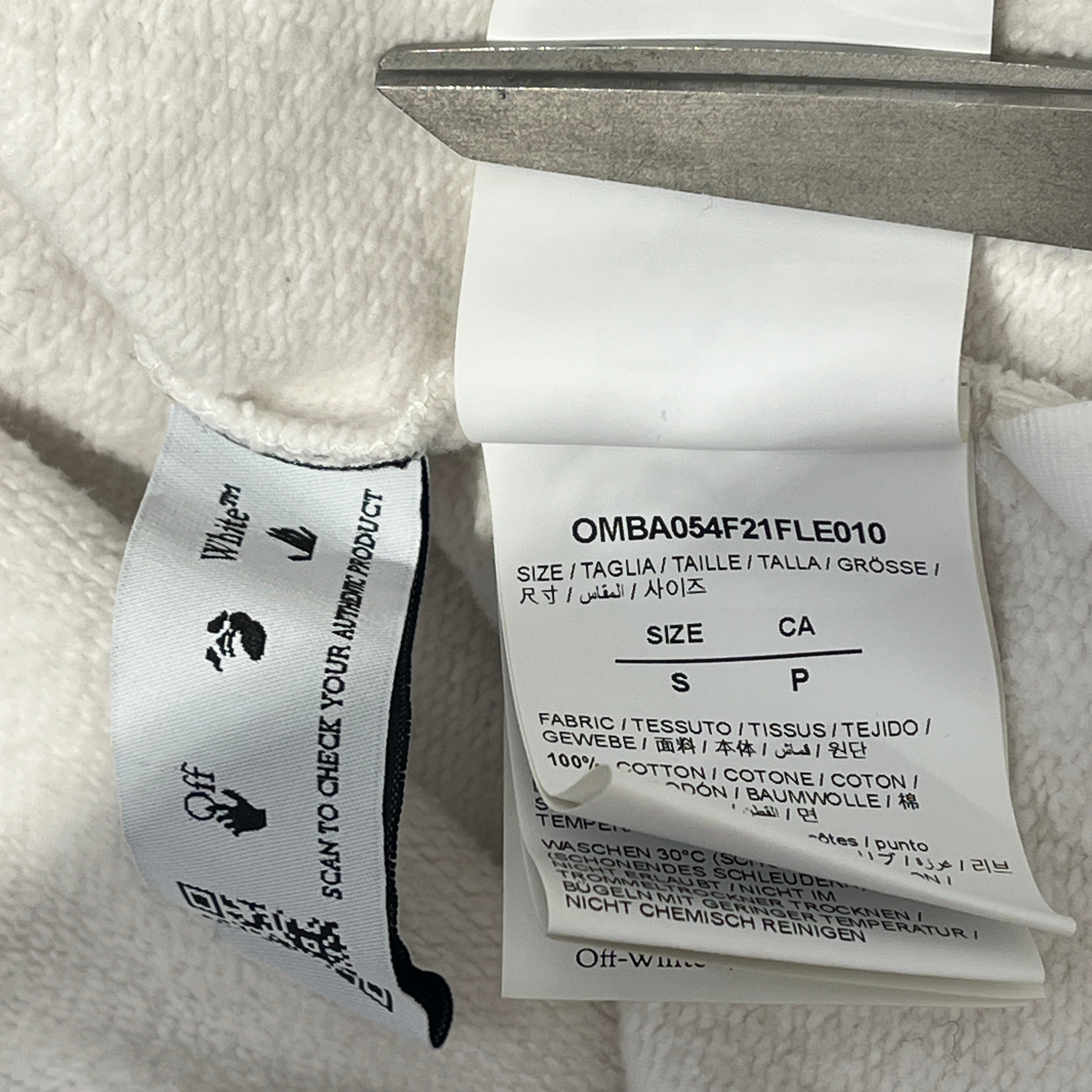 OFF-WHITE/Sweatshirt/L/Cotton/WHT/CARAVAGGIO WHITE LONG SLEEVE view 5