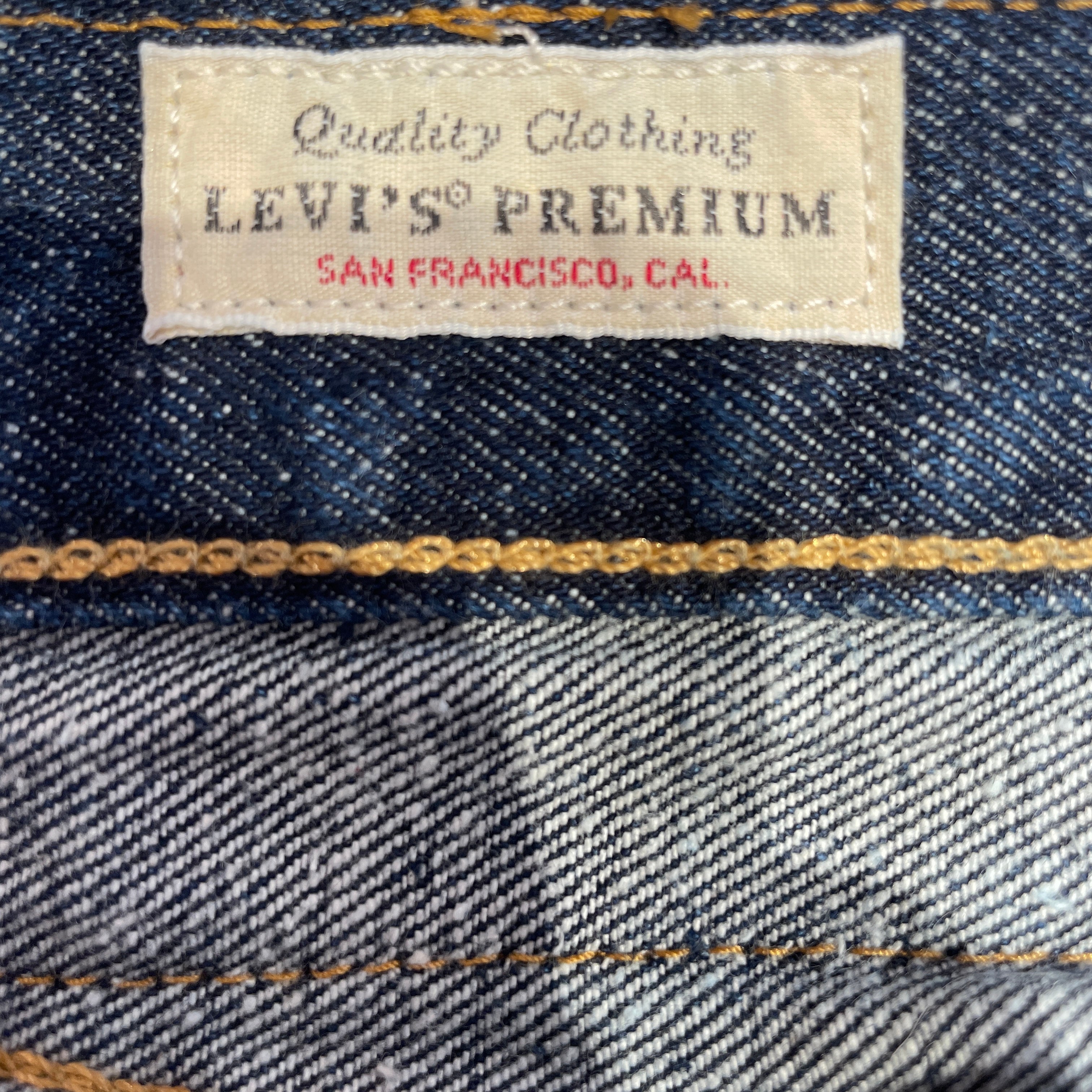 Levi's/Straight Pants/36/Denim/IDG/Selvedge 501 view 4