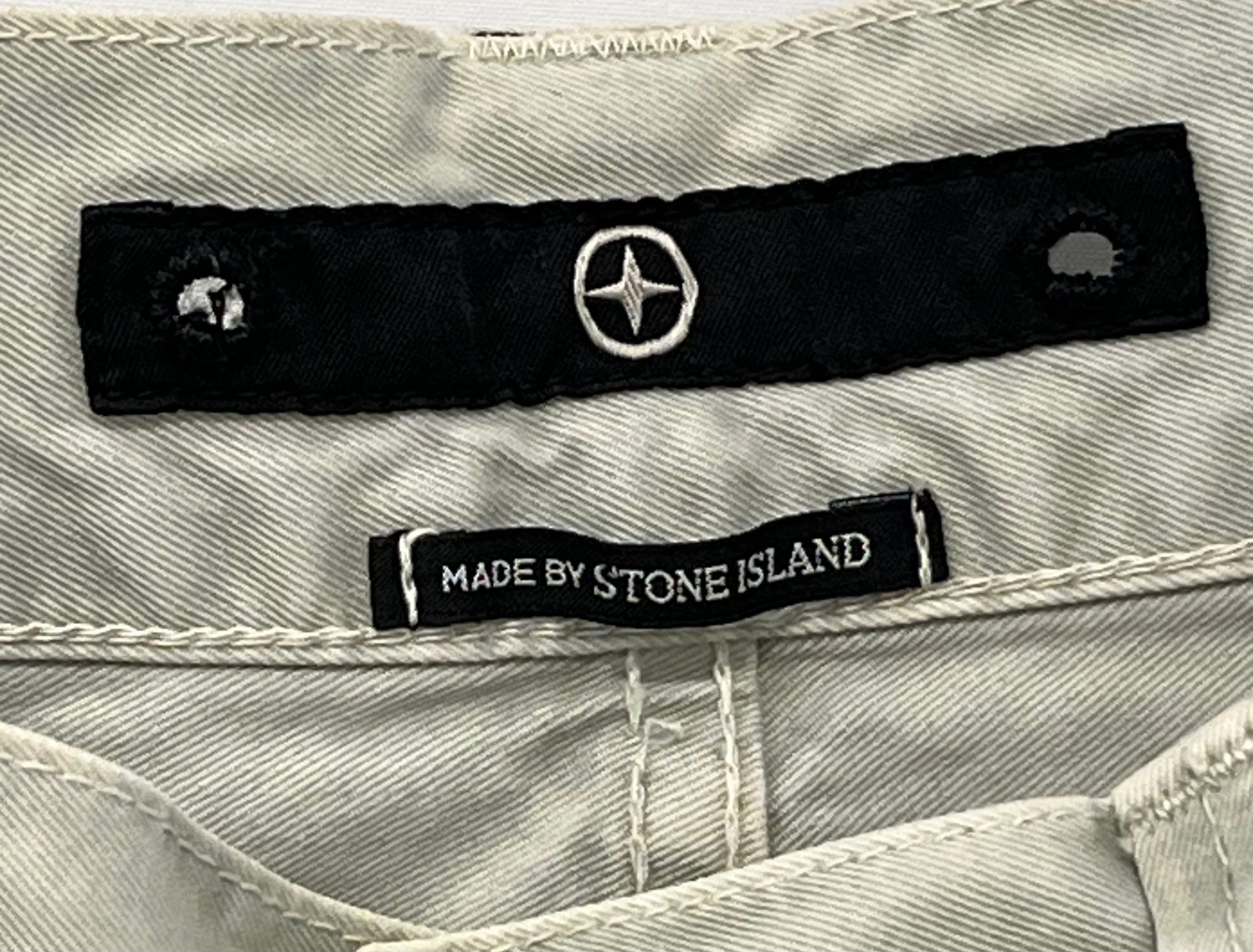 STONE ISLAND/Straight Pants/36/Denim/BLU/light blue denim wash view 3