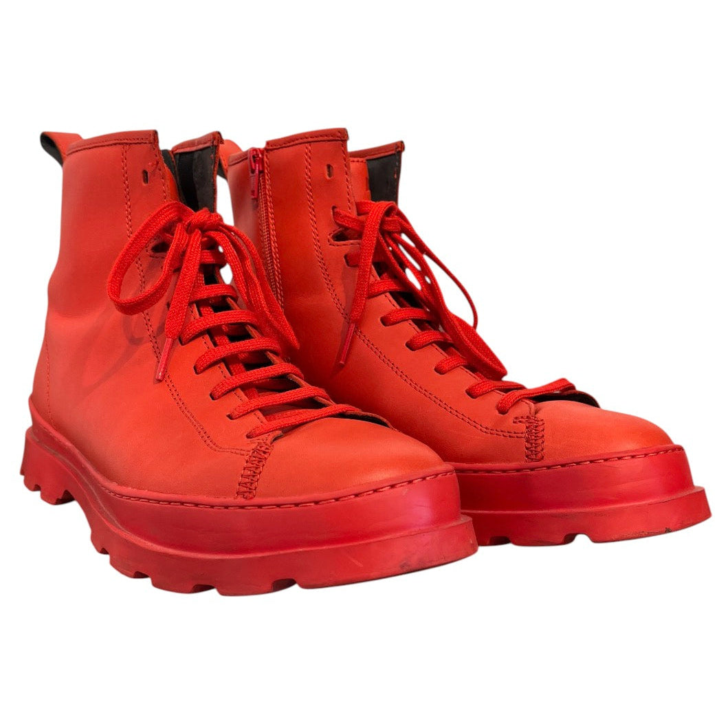 camper/Shoes/EU 36/Leather/RED/red brutus boots view 1