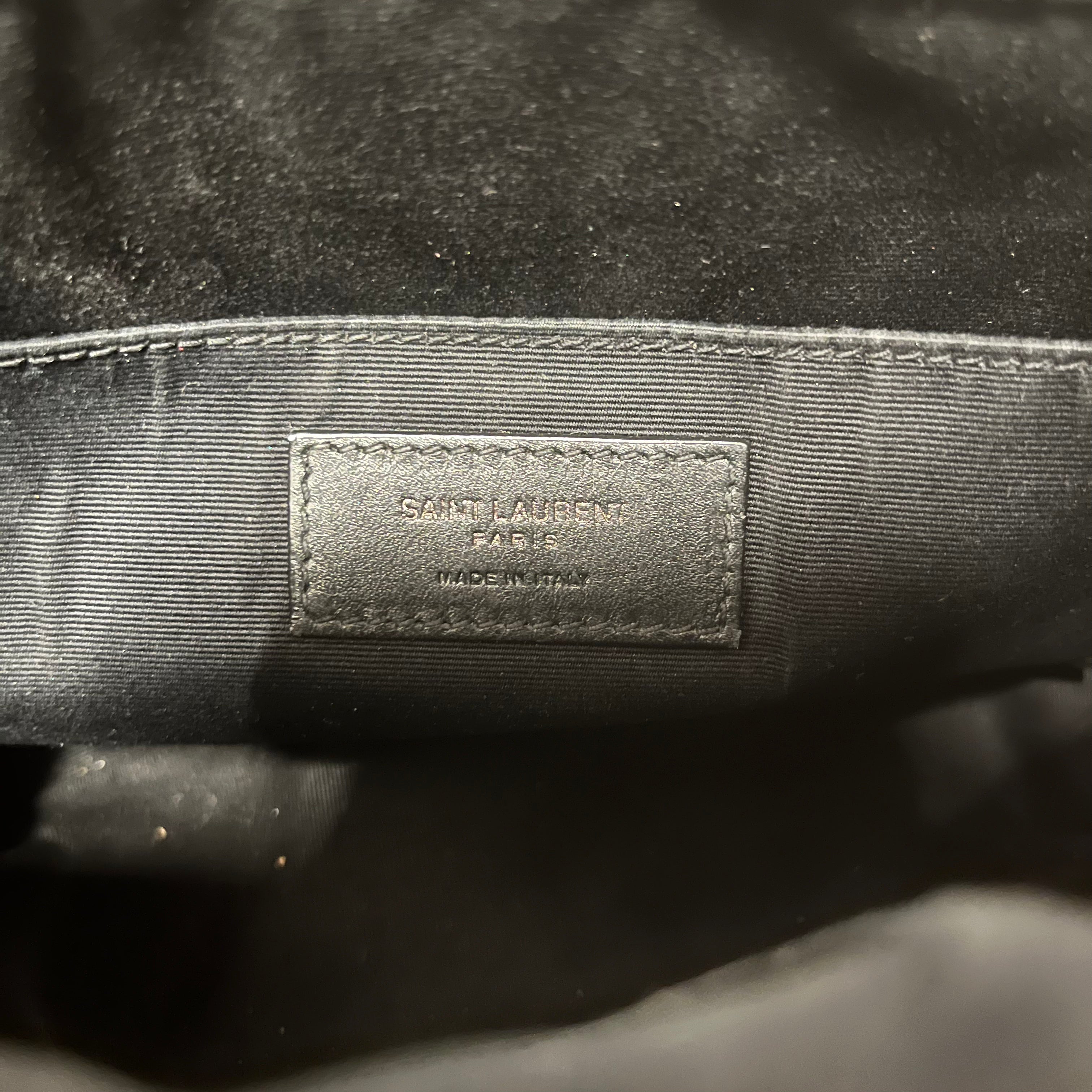 SAINT LAURENT/Cross Body Bag/Leather/BLK/ view 6