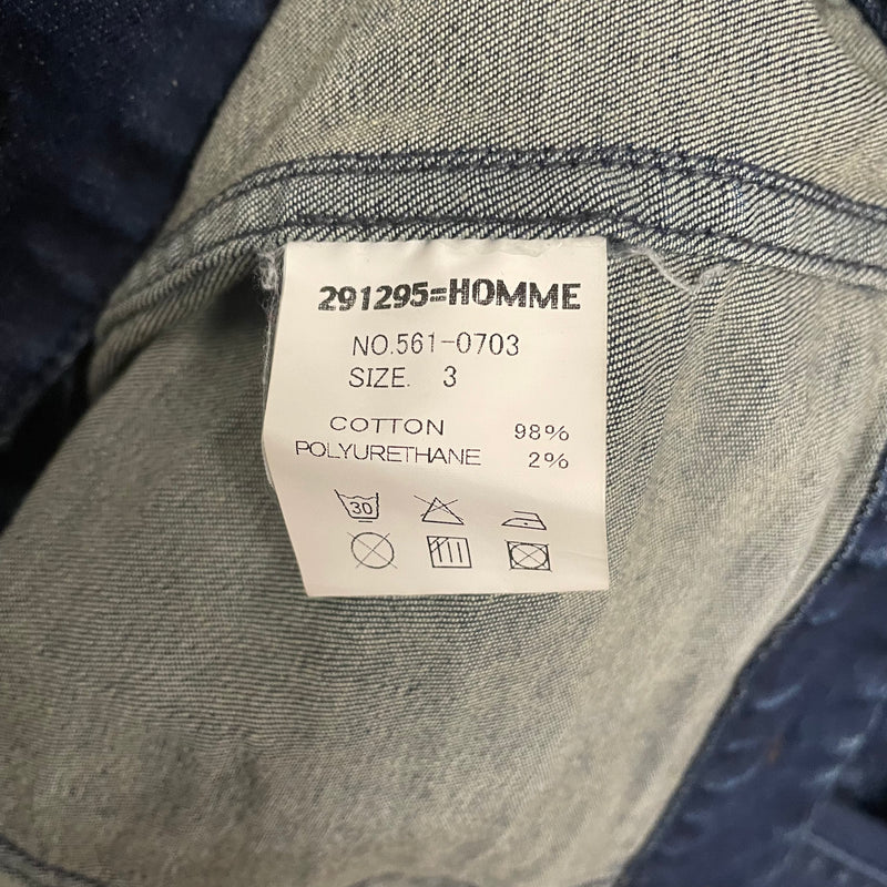 291295=HOMME/Denim Jkt/3/Denim/NVY/dark denim jacket