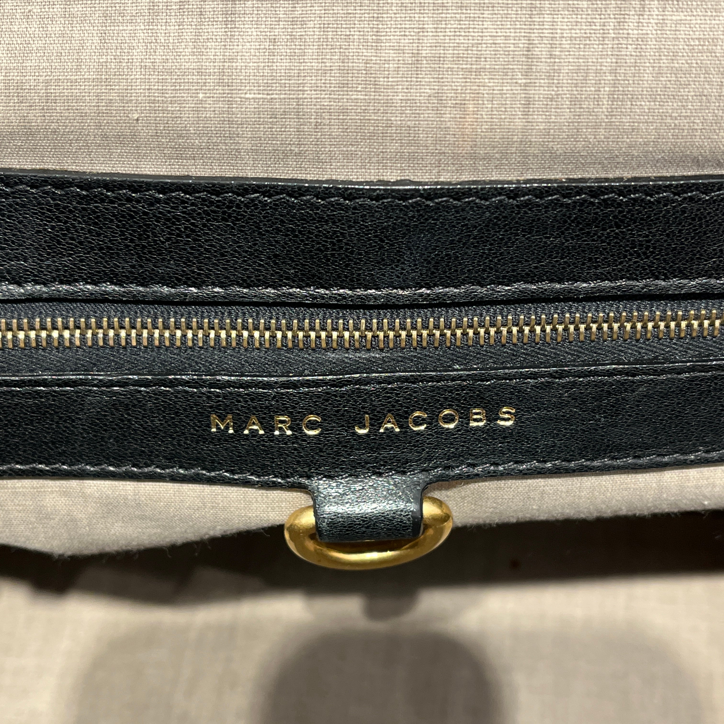 MARC JACOBS/Hand Bag/Leather/BLK/QUILTED/KISSLOCK/STAM BAG view 5