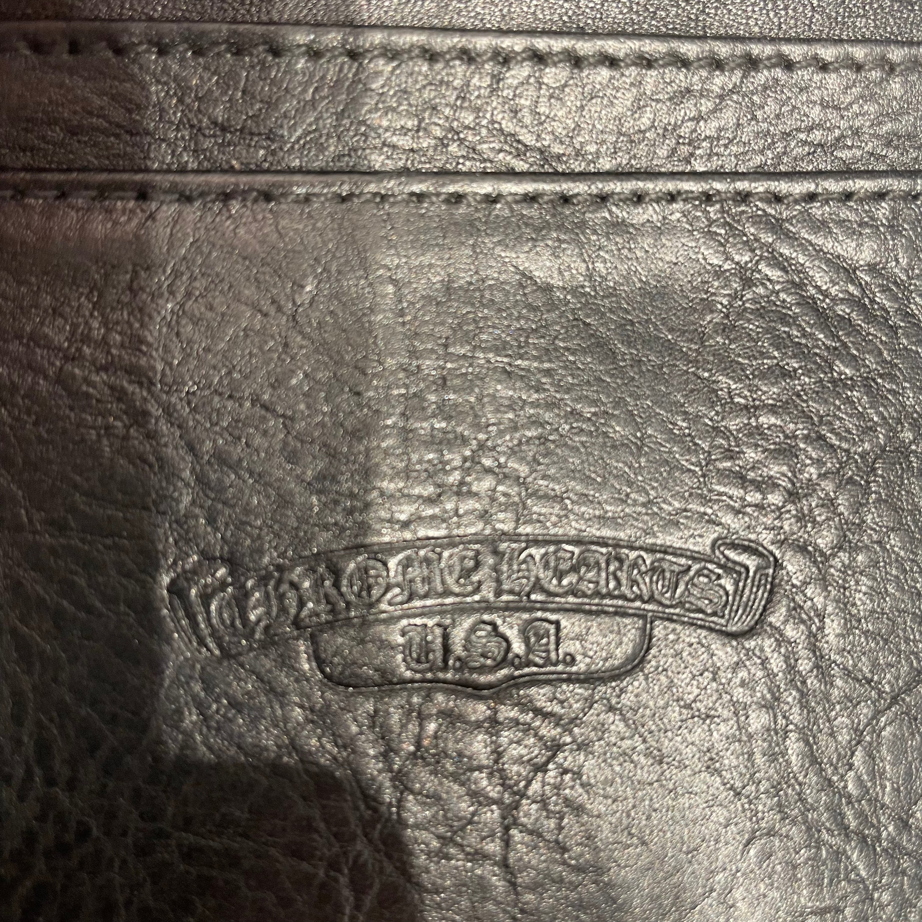 CHROME HEARTS/Bifold Wallet/Leather/BLK/CEMETARY WALLET view 6