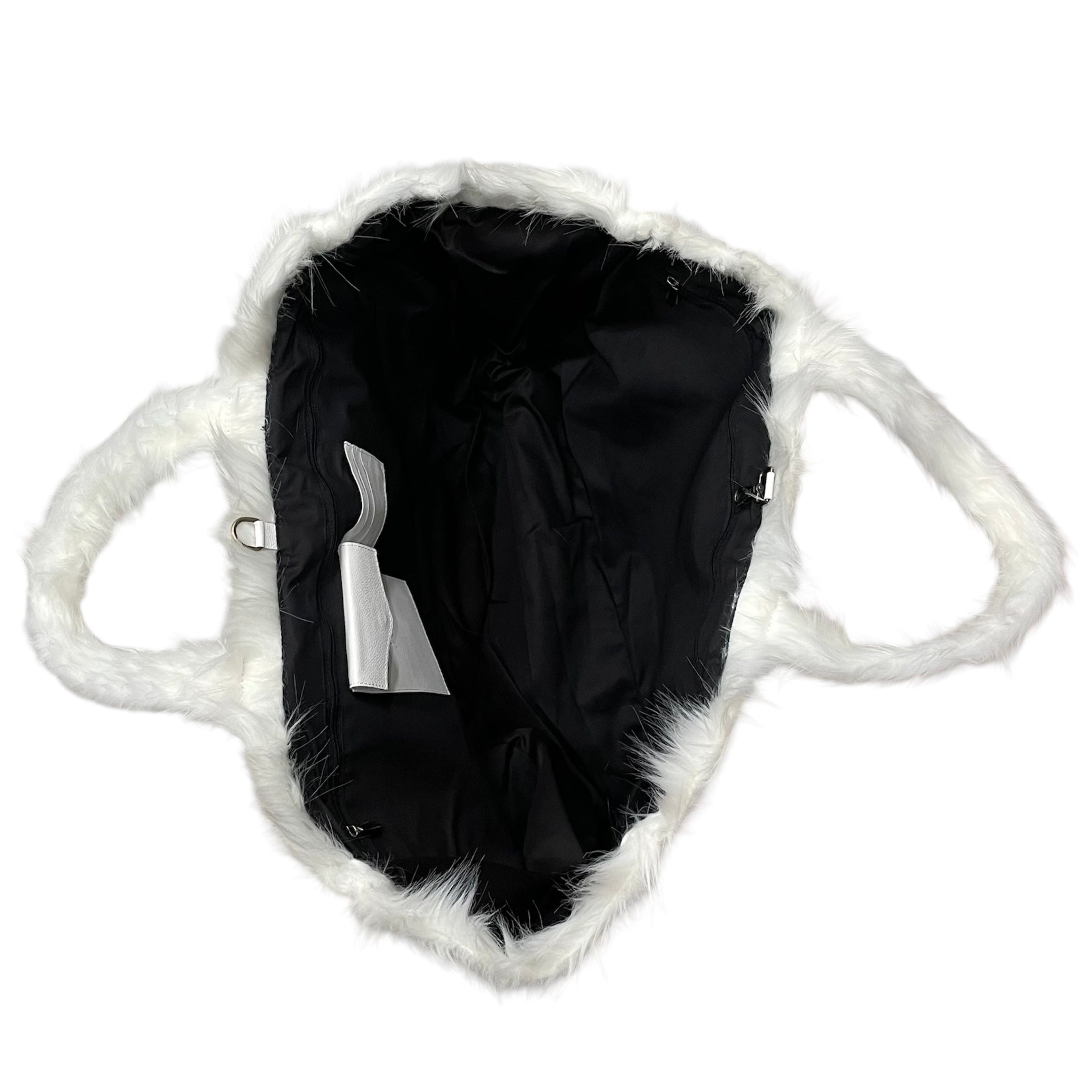 HELEN ANTHONY/Tote Bag/Fur/WHT/BIG TOTE LEATHER view 3