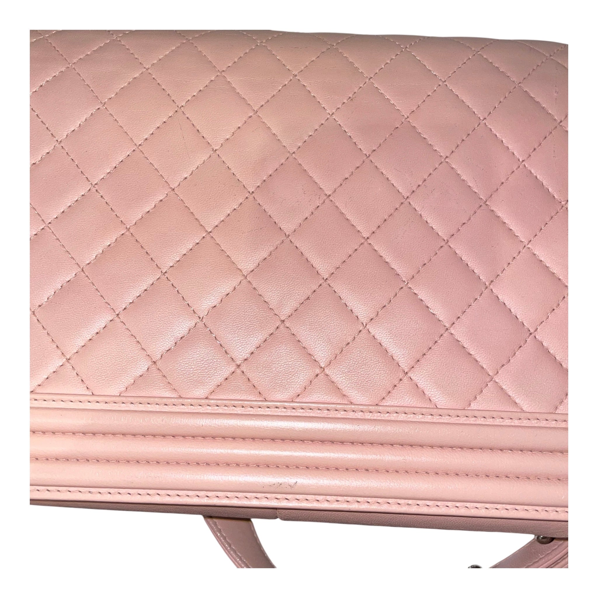 CHANEL/Bag/Leather/PNK/QUILTED CALFSKIN BOY BAG view 7