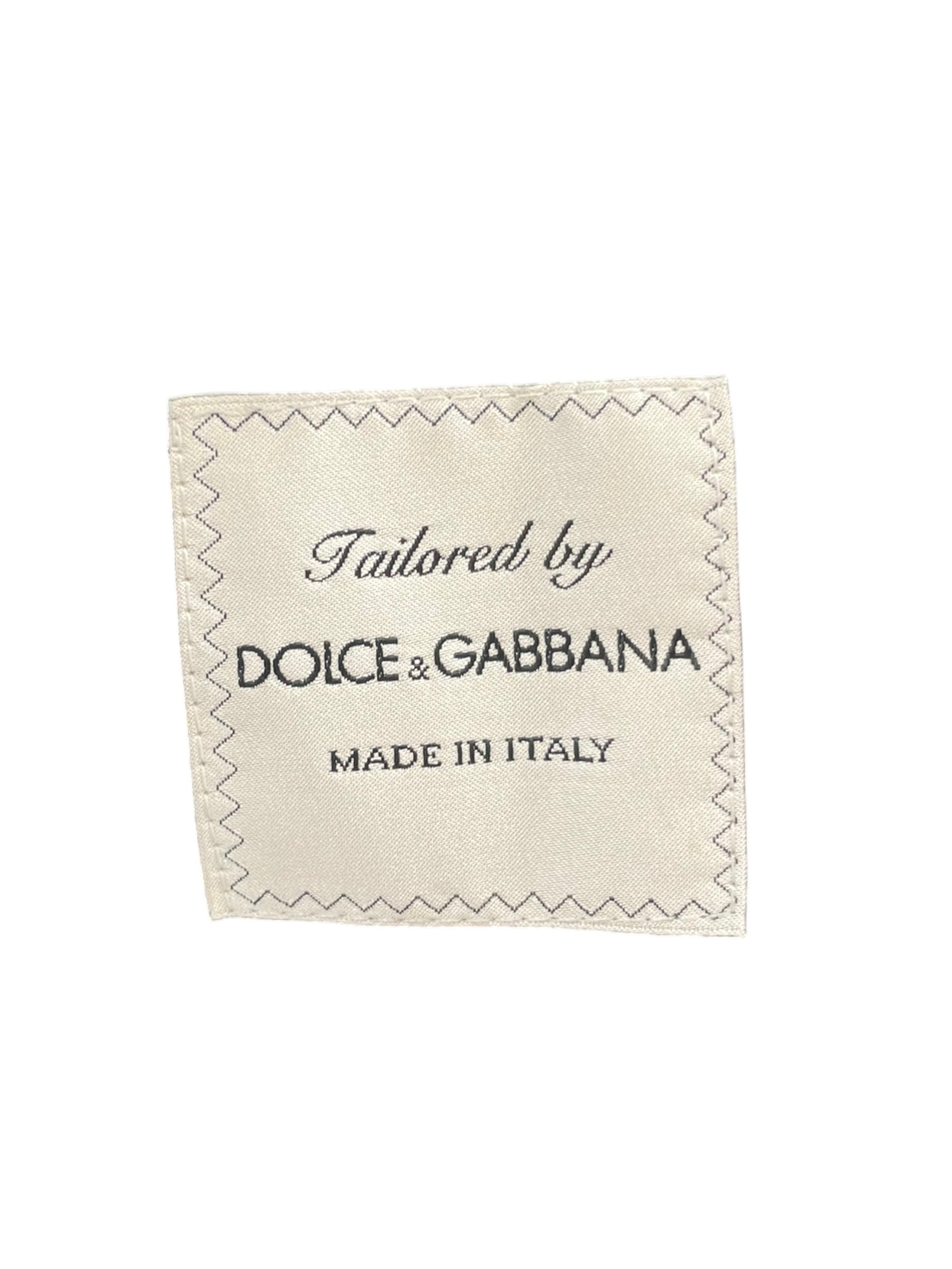 DOLCE&GABBANA/Tailored Jkt/44/Cotton/NVY/Floral Pattern/METALLIC BLUE FLORAL BLAZER view 5