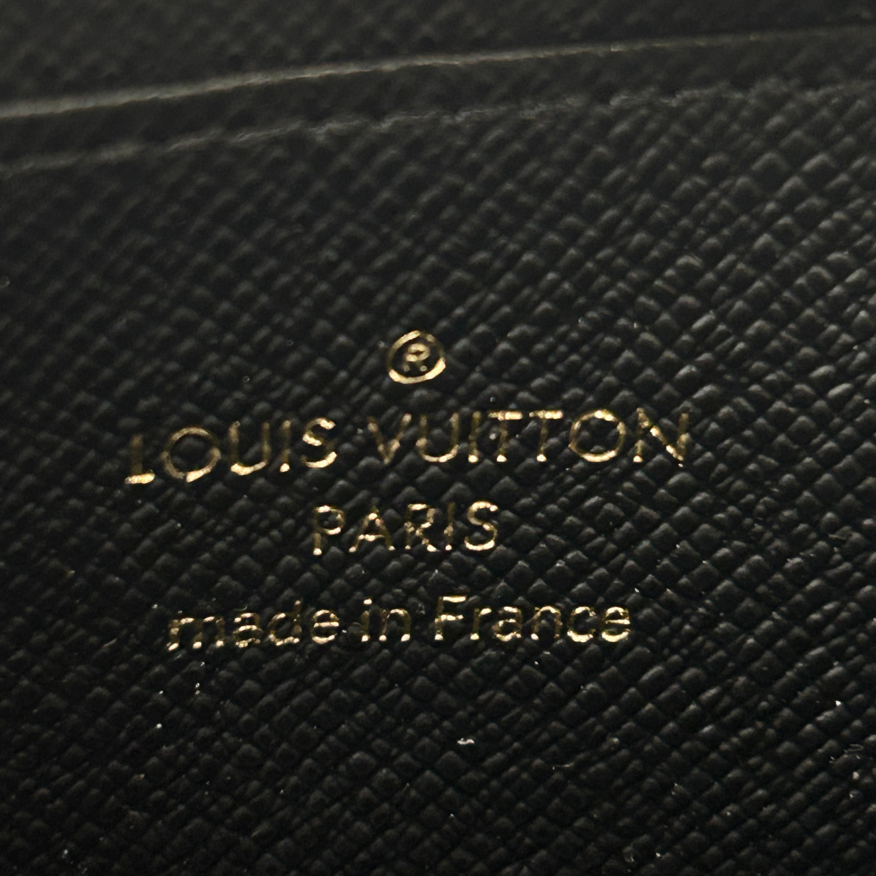 LOUIS VUITTON/Pouch/Leather/BRW/LV LOGO STAMP view 3