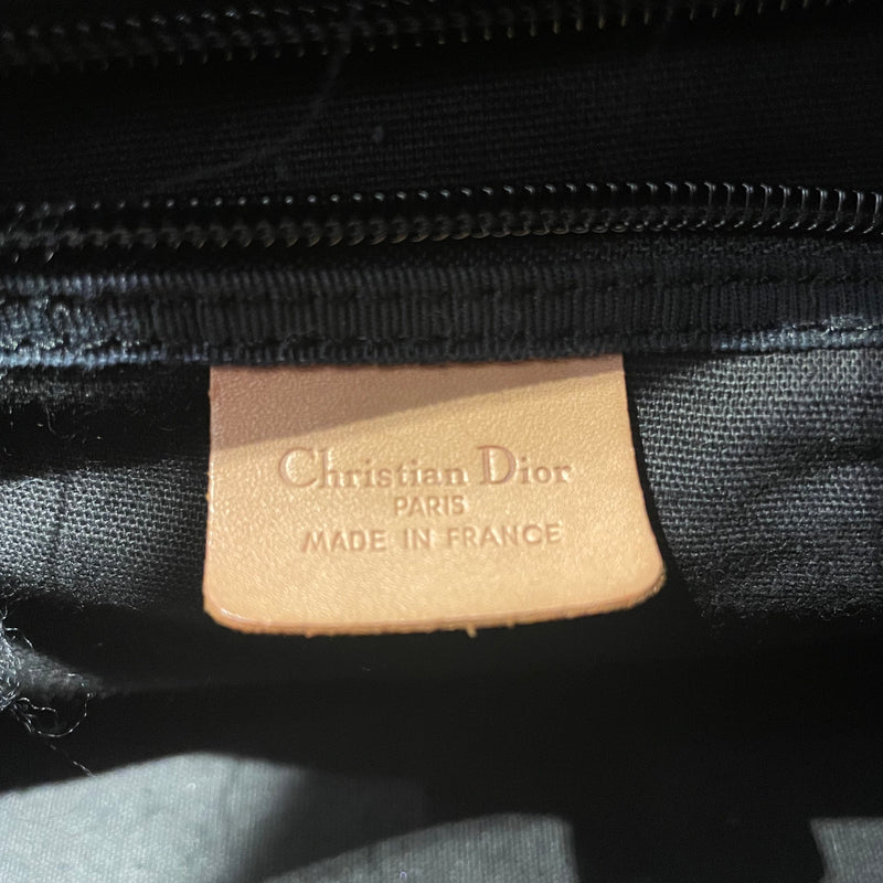 Christian Dior/Boston Bag/Monogram/Leather/BRW/