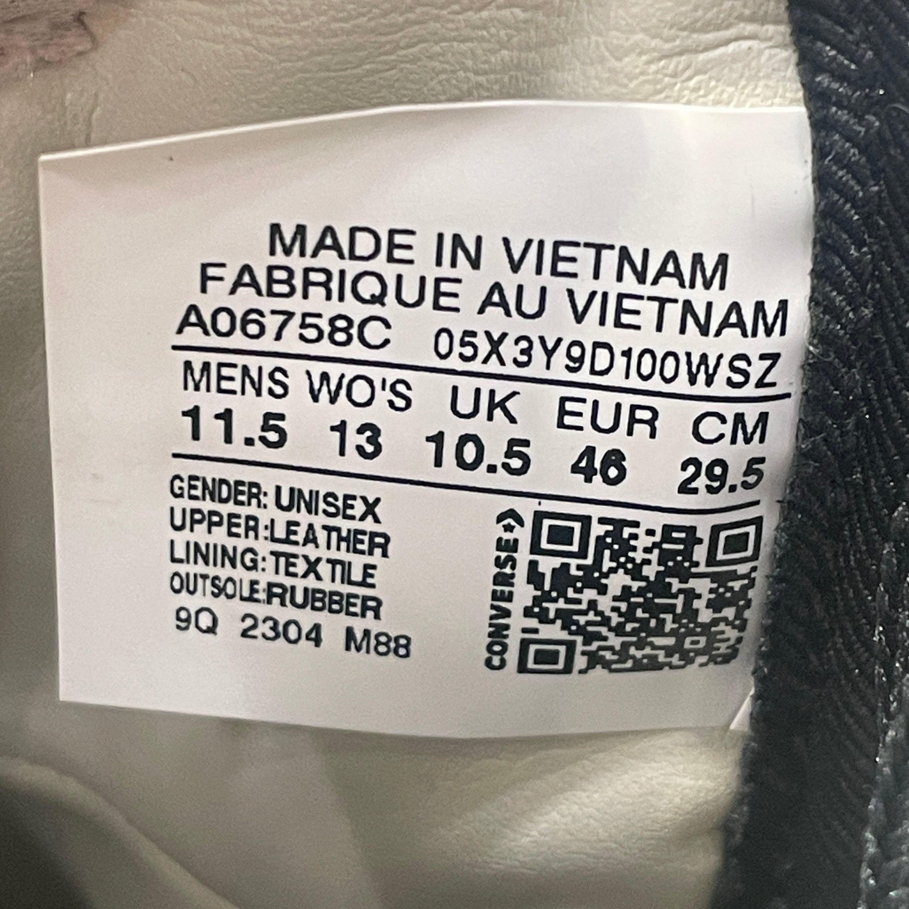 CONVERSE/RICK OWENS DRKSHDW/Hi-Sneakers/US 11.5/Leather/SLV/ view 3