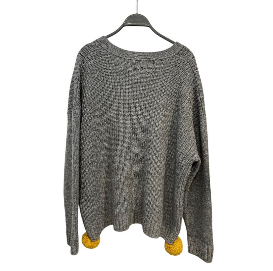 UNDERCOVER/Cardigan/1/Wool/GRY/YELLOW BALLS/WHITE BUTTONS view 2