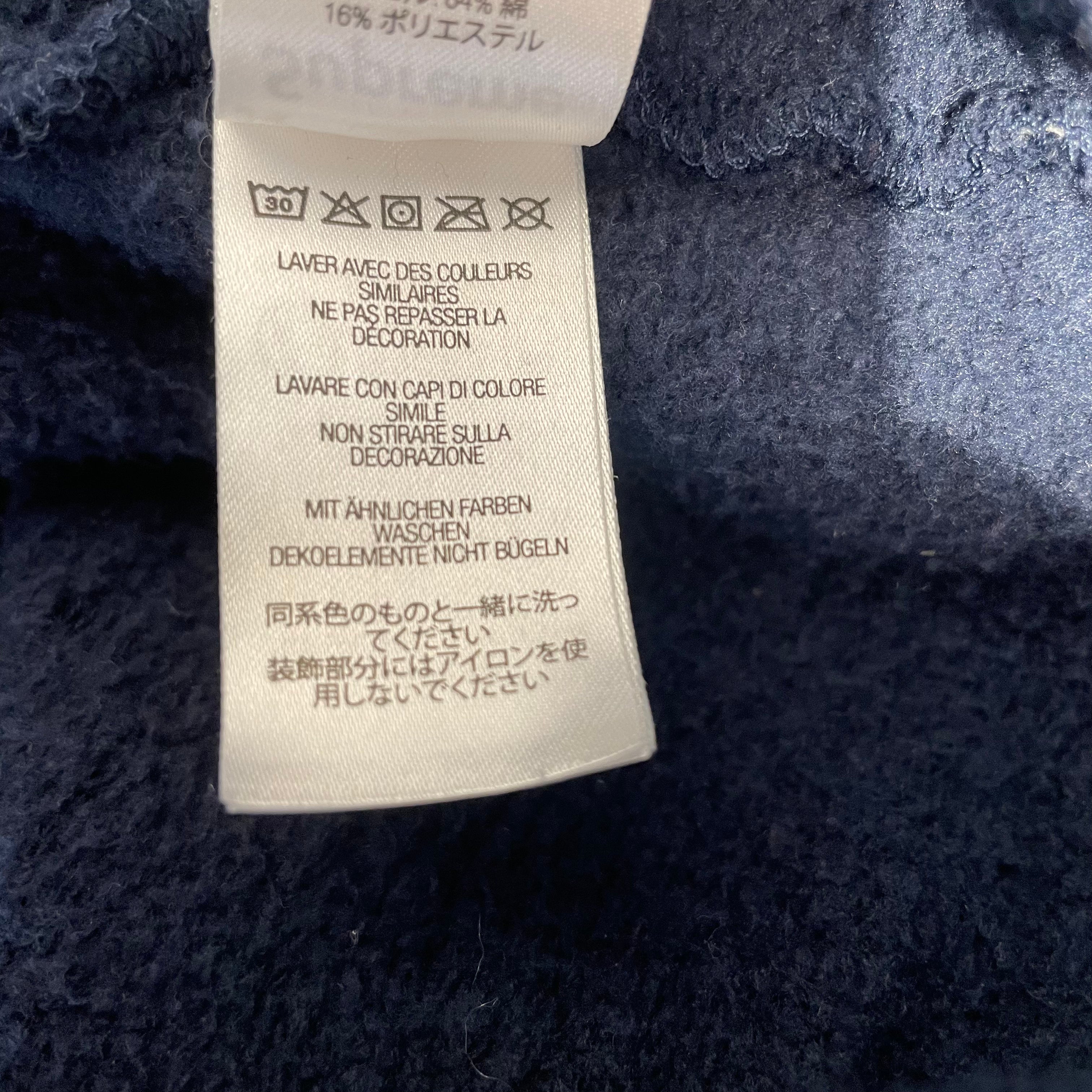 Supreme/Zip Up Hoodie/XXL/Cotton/NVY/ view 4