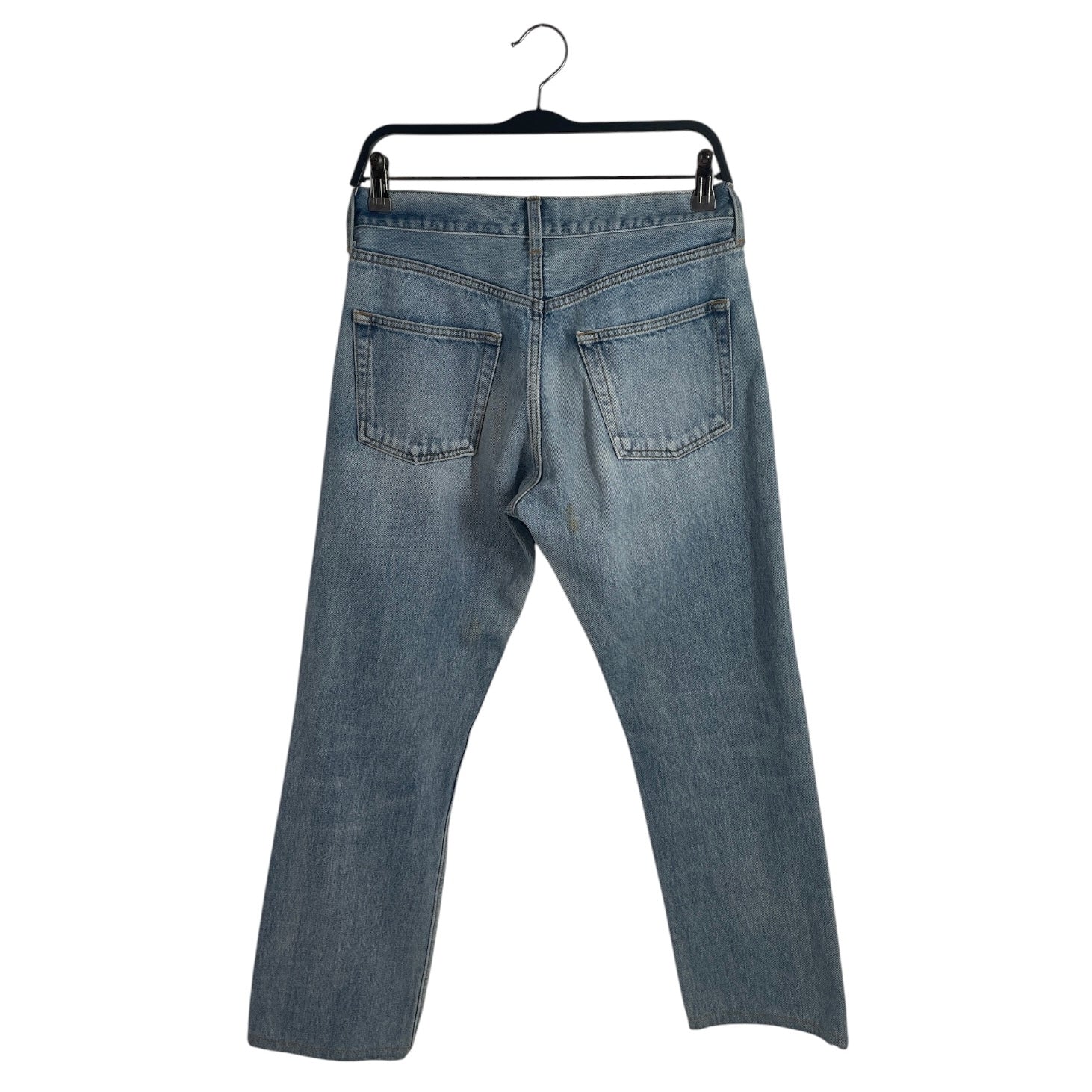 BALENCIAGA/Straight Pants/28/Denim/BLU/BRONZE BUTTON\ CASUSEL WEAR view 2