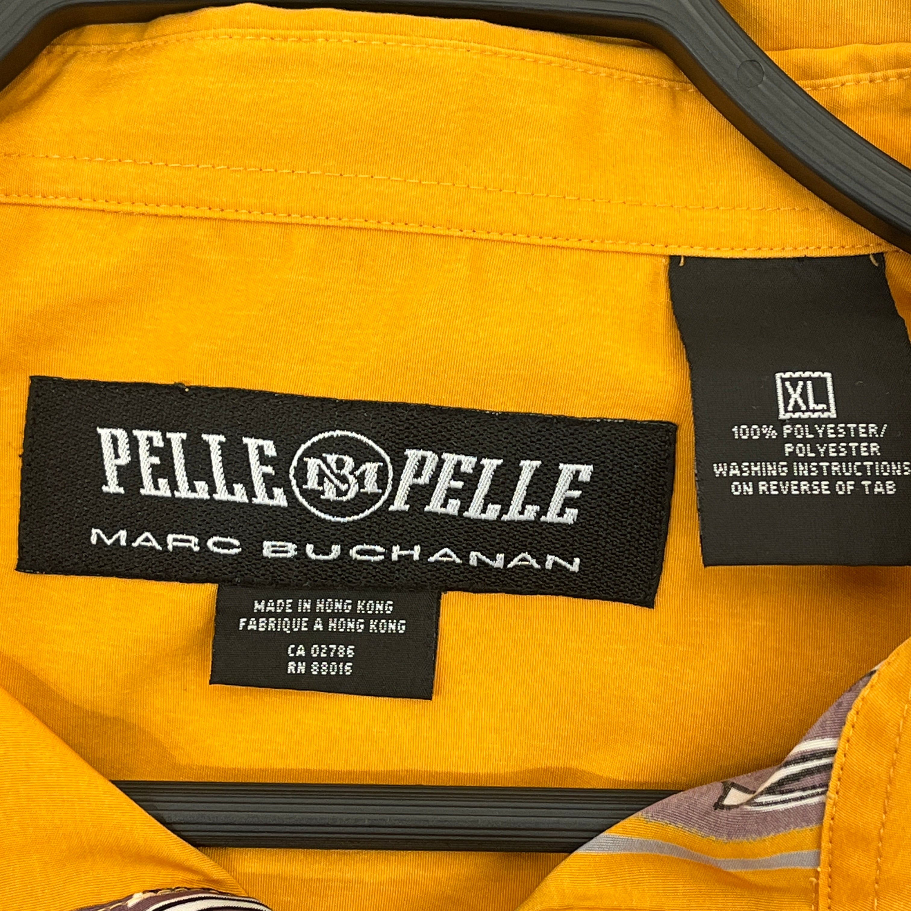 Pelle Pelle/SS Shirt/XL/Polyester/ORN/Graphic/24 HR CITY BD view 3
